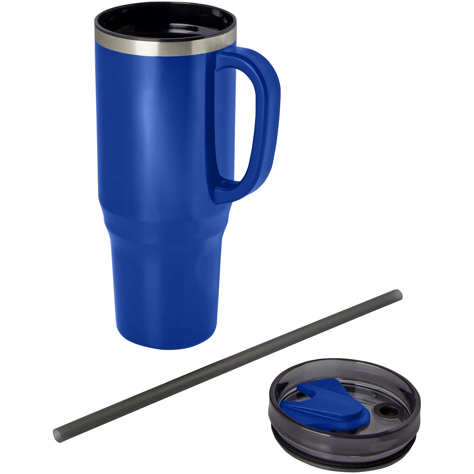 Mug isotherme Melbourne 1200 ml certifié RCS avec paille