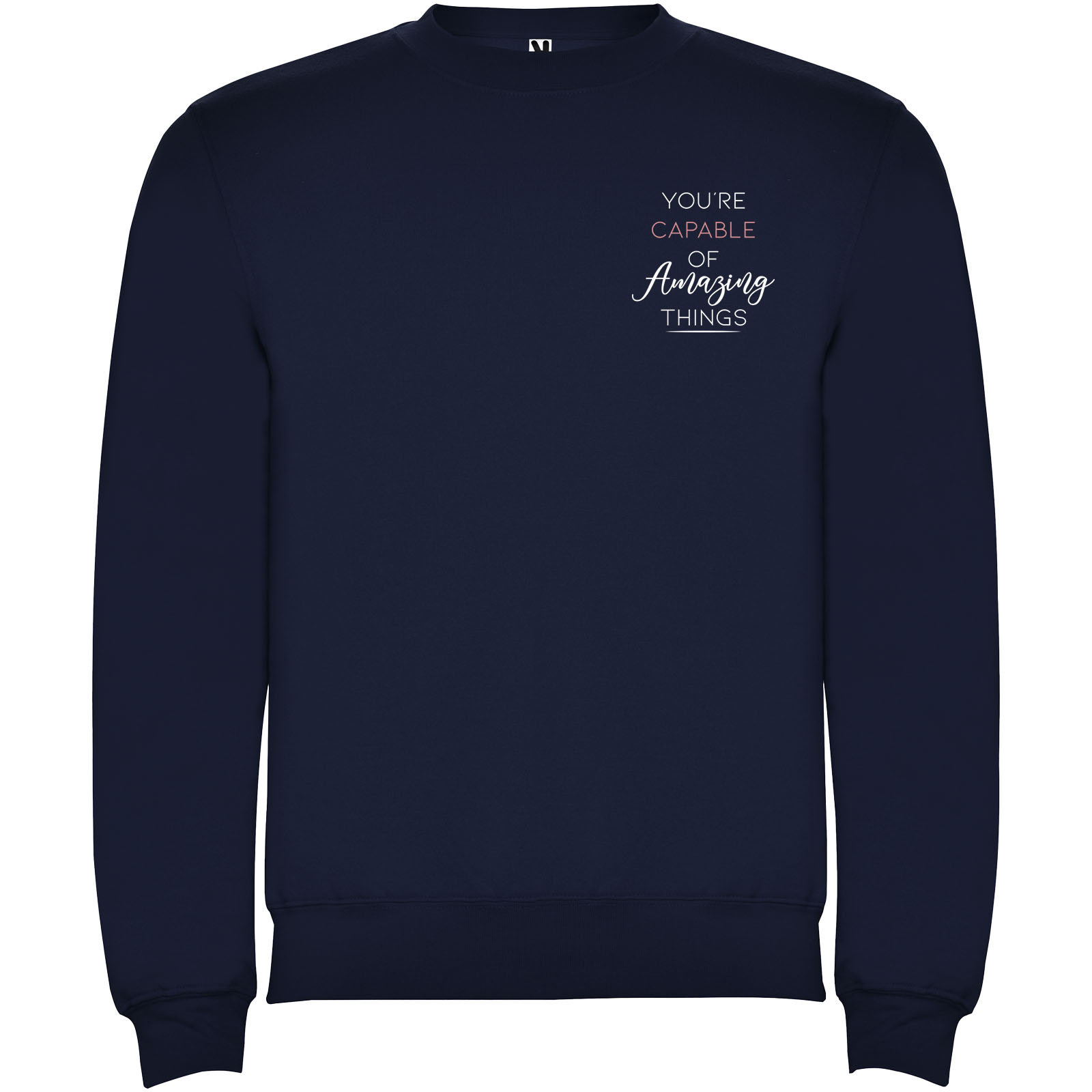 Roly Pull ras du cou de 280 g/m² Clasica unisexe