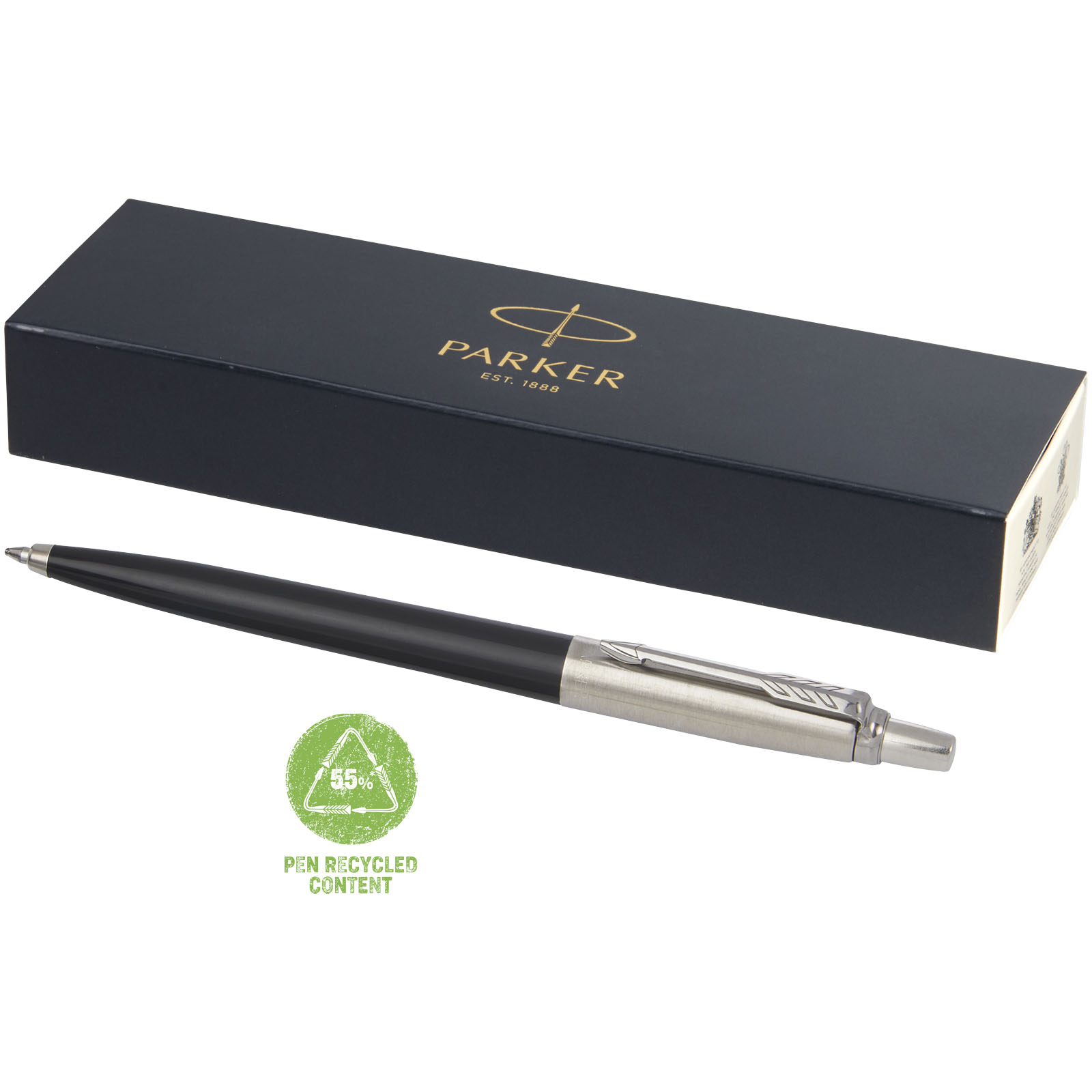 Stylo bille Parker Jotter recyclé (encre bleue)