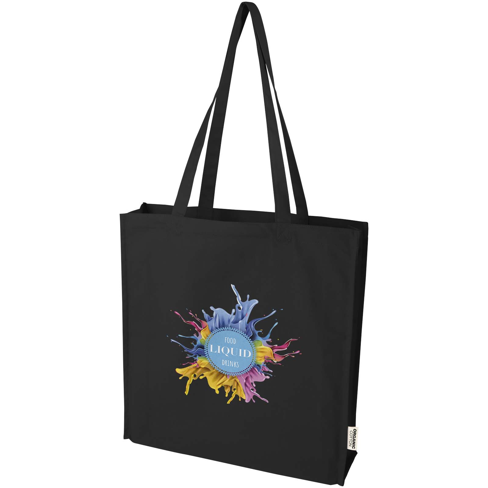 Sac shopping à soufflets Odisha bio OCS 180 g/m2 de 14 L