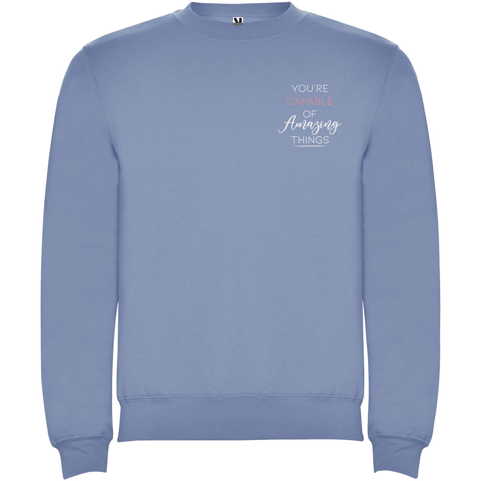Roly Pull ras du cou de 280 g/m² Clasica unisexe