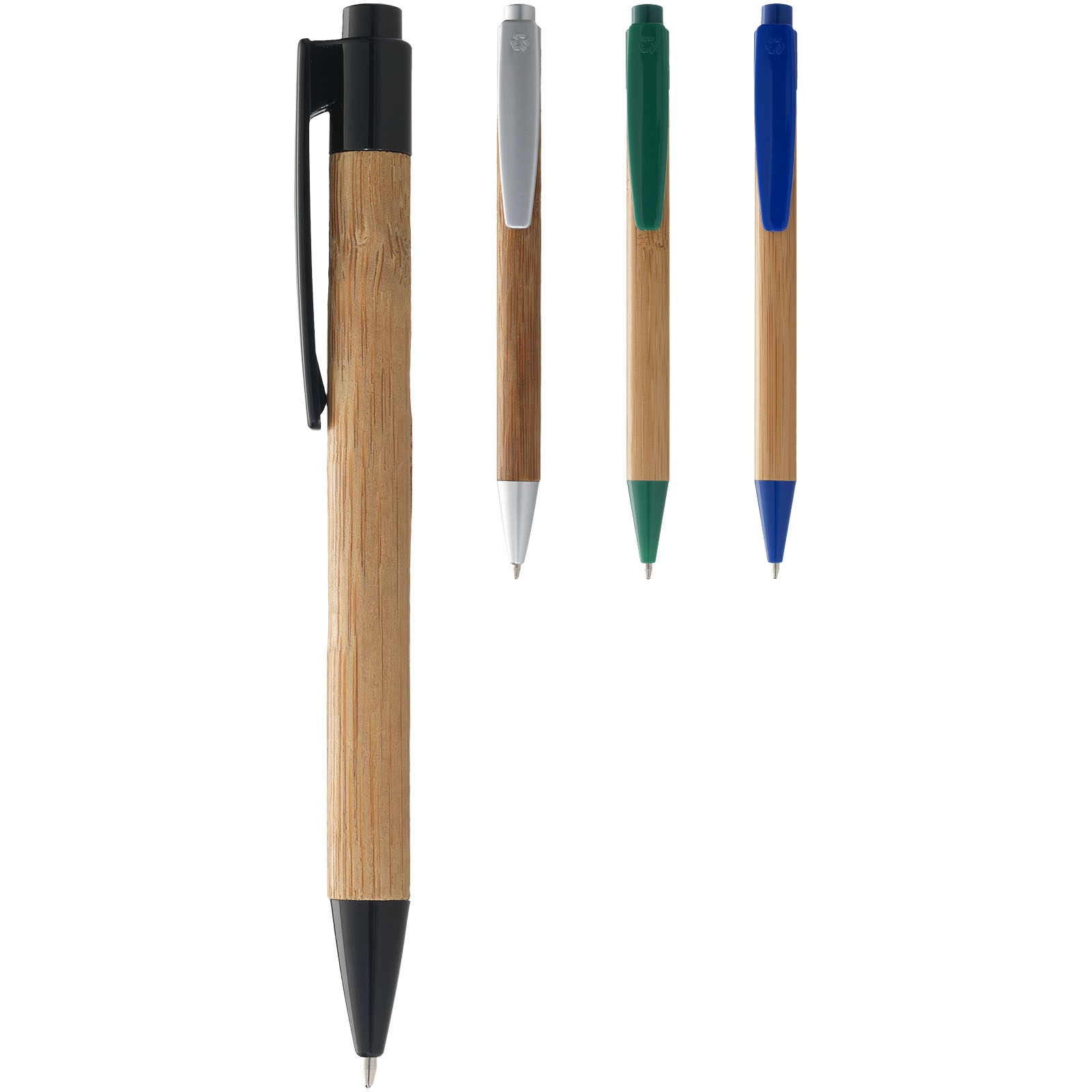 Stylo bille en bambou Borneo (encre noire)