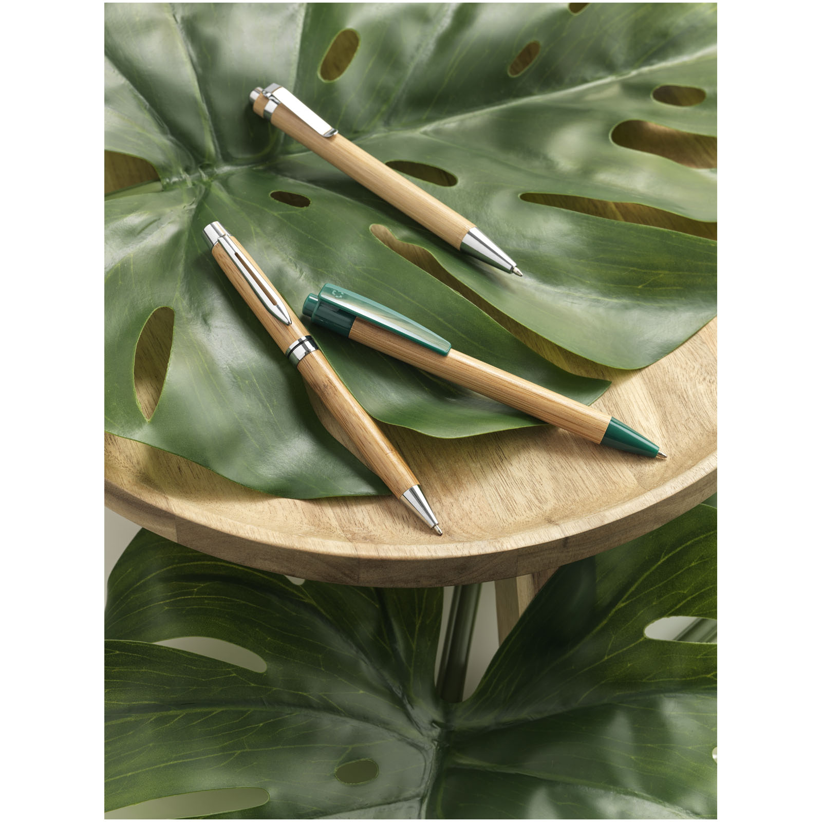 Stylo bille en bambou Borneo (encre noire)