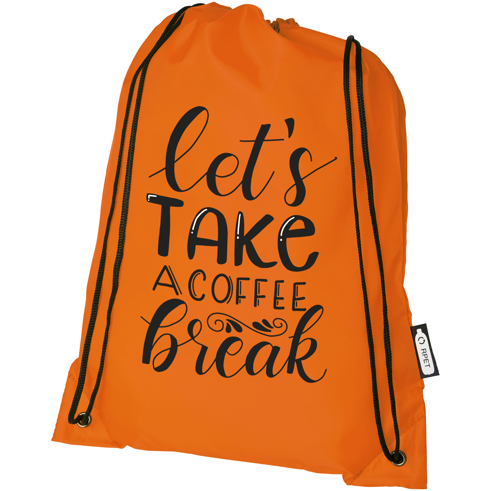 Sac à dos RPET Oriole avec cordon de serrage 5L