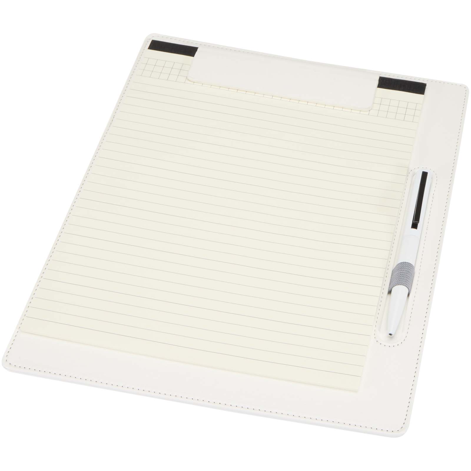 Porte-bloc Clast A4 avec fermeture magnétique et stylo bille recyclé RCS (encre noire)