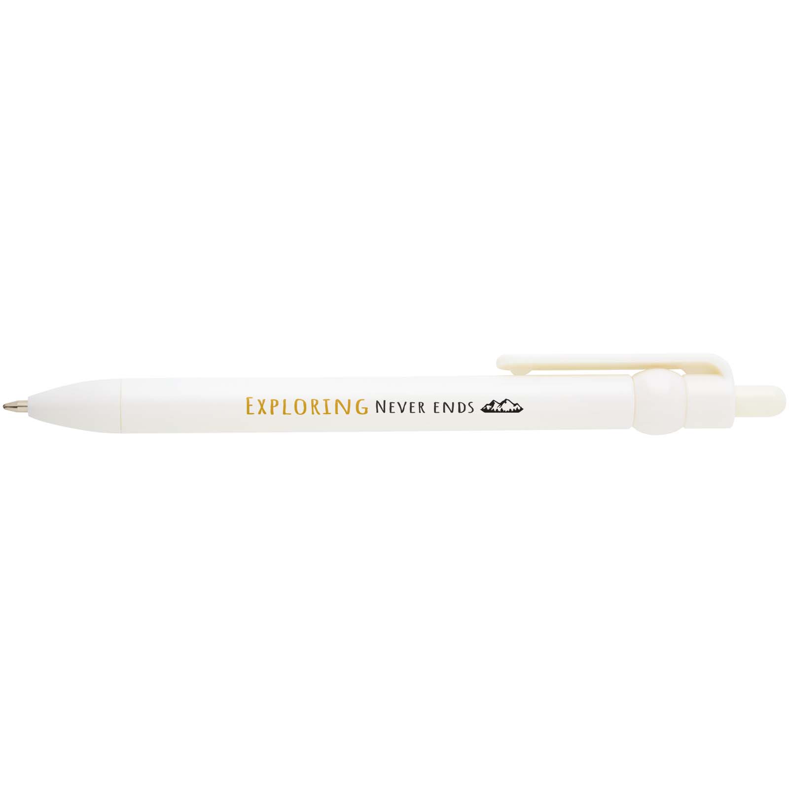 Stylo bille Fidget en plastique recyclé (encre noire)