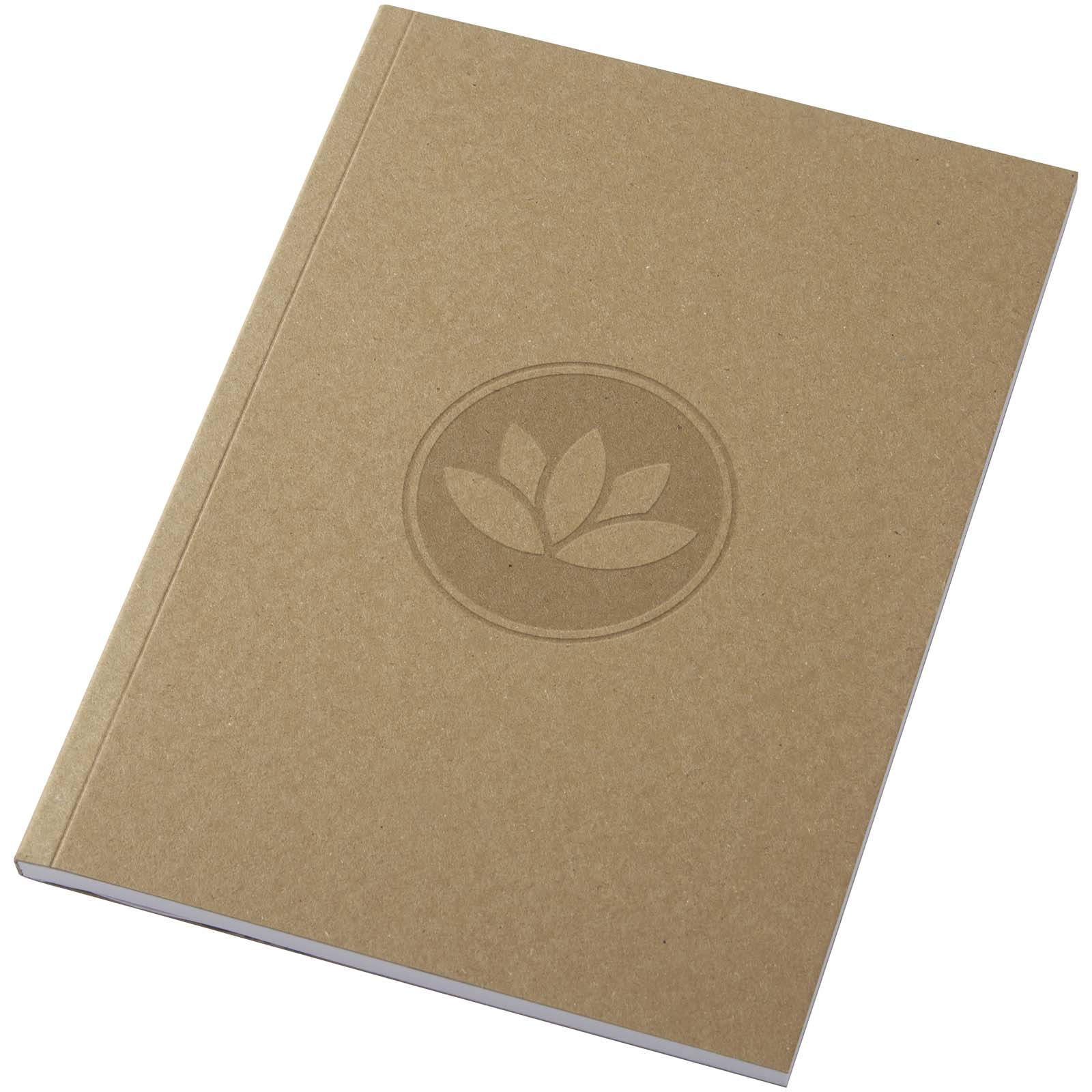 Carnet A5 à couverture souple recyclée Novella Austen Kraft avec 50 feuilles