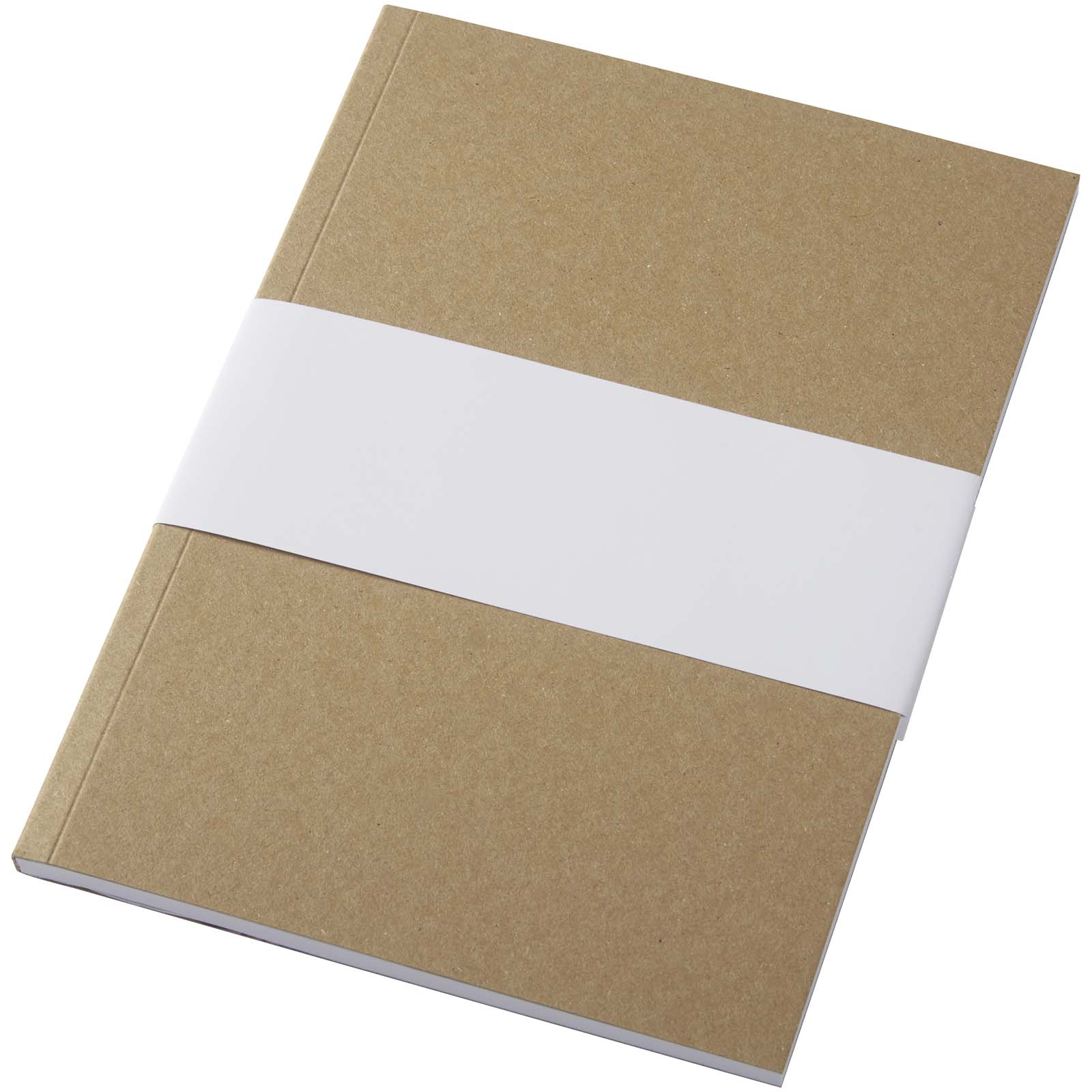 Carnet A5 à couverture souple recyclée Novella Austen Kraft avec 50 feuilles