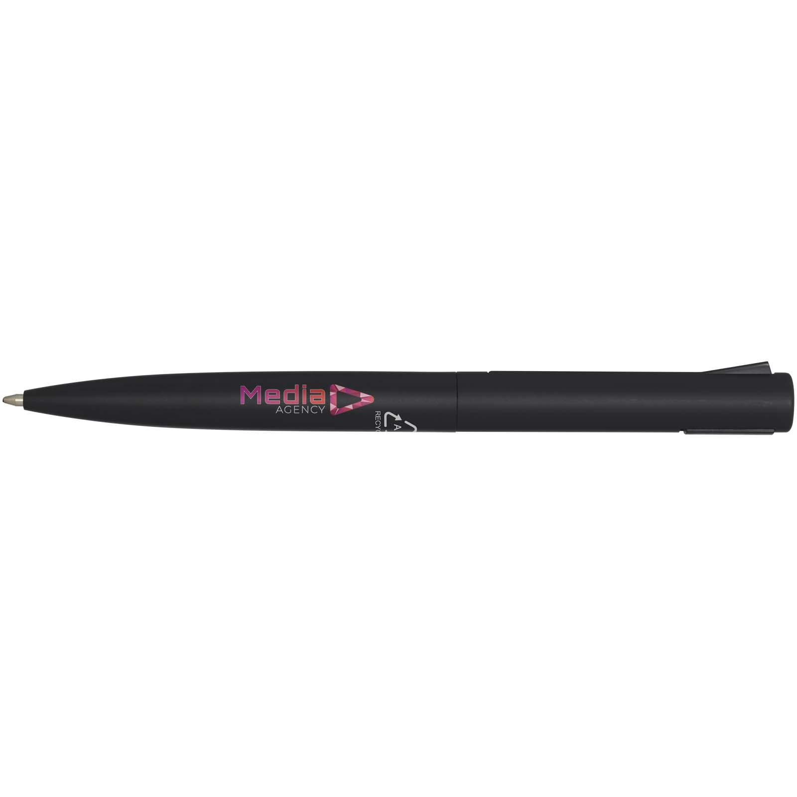 Porte-bloc Clast A4 avec fermeture magnétique et stylo bille recyclé RCS (encre noire)