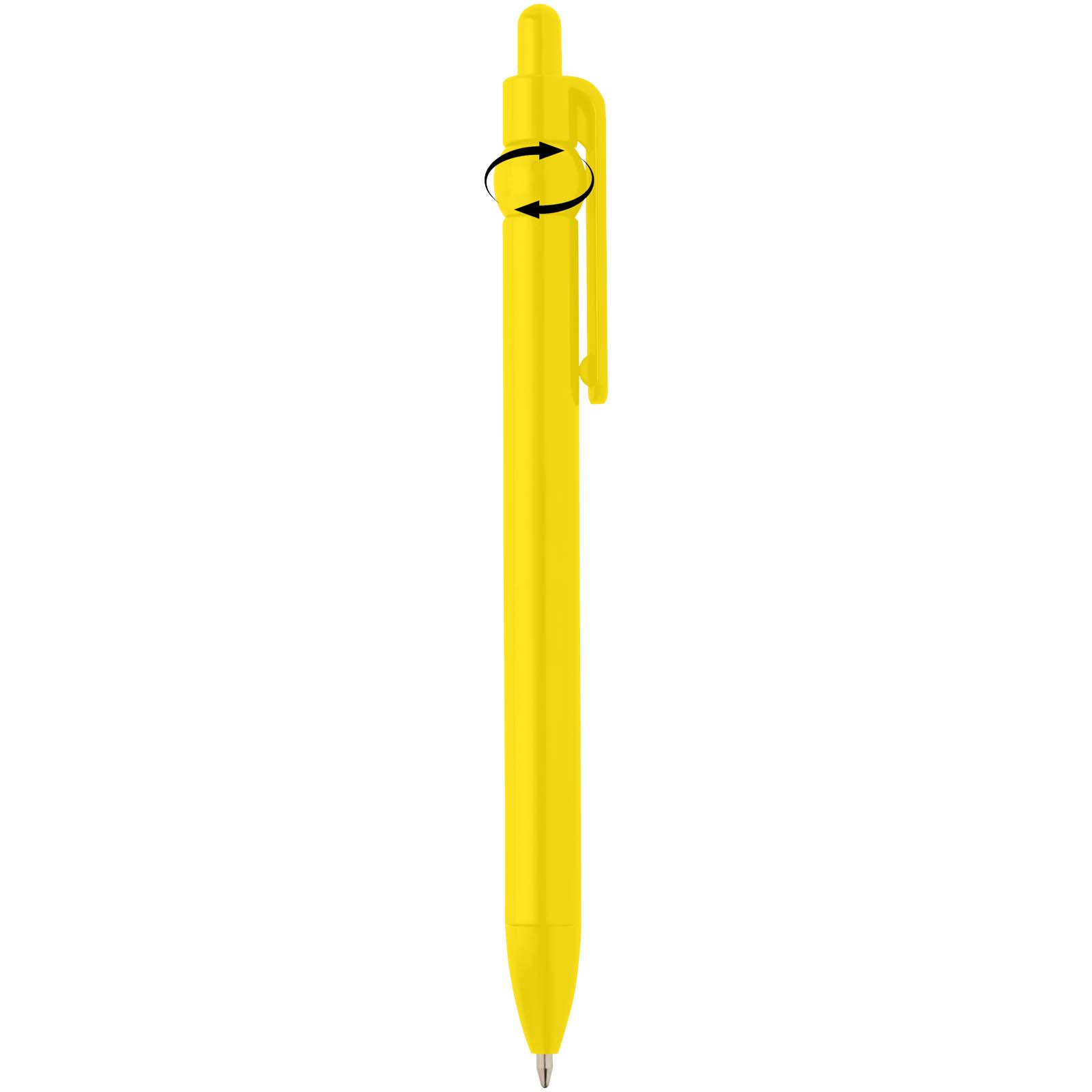 Stylo bille Fidget en plastique recyclé (encre noire)