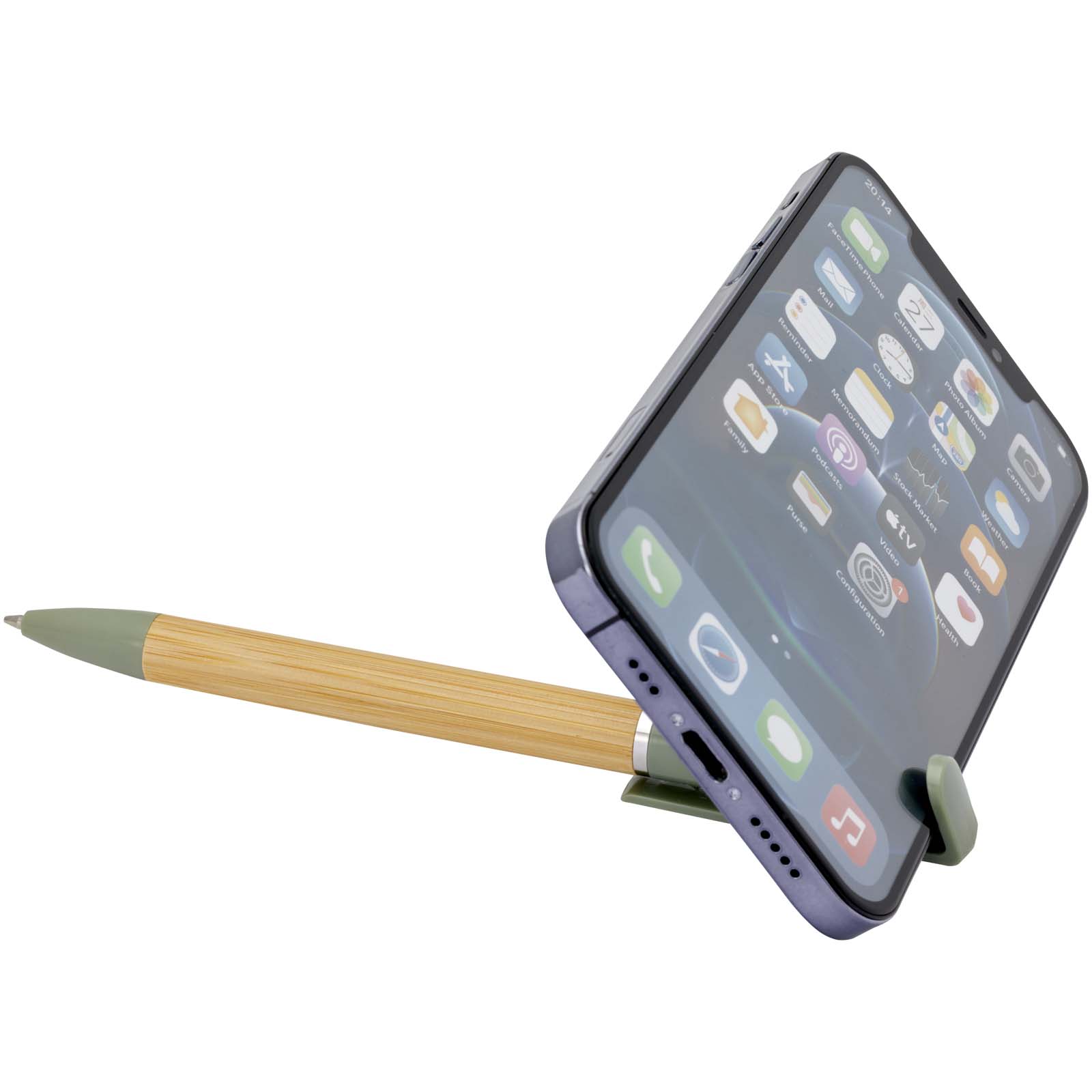 Stylo support de téléphone Delfina (encre noire)
