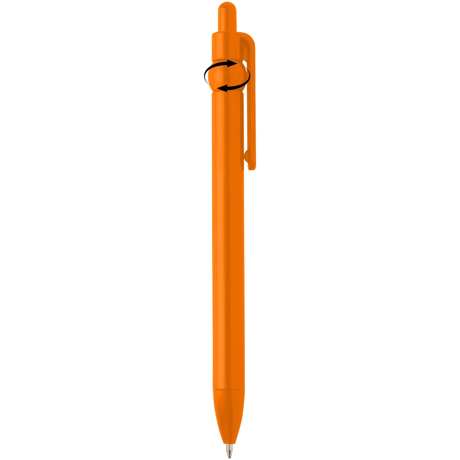 Stylo bille Fidget en plastique recyclé (encre noire)