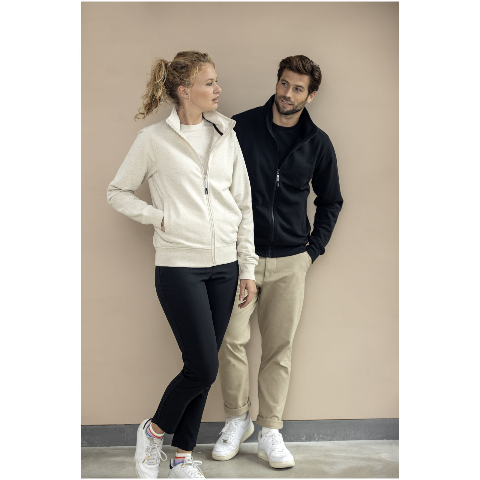 Elevate Pull de 320 g/m² Galena Aware™ unisexe recyclé à fermeture éclair intégrale
