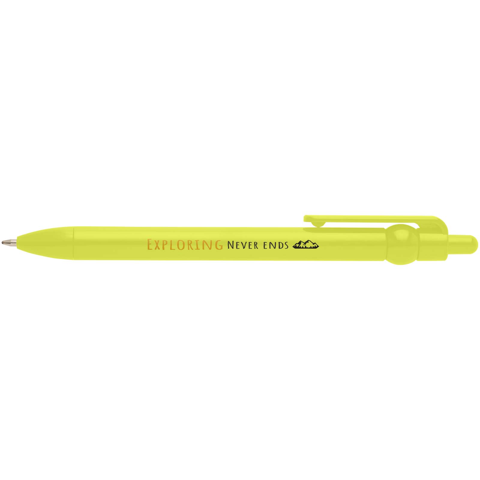 Stylo bille Fidget en plastique recyclé (encre noire)