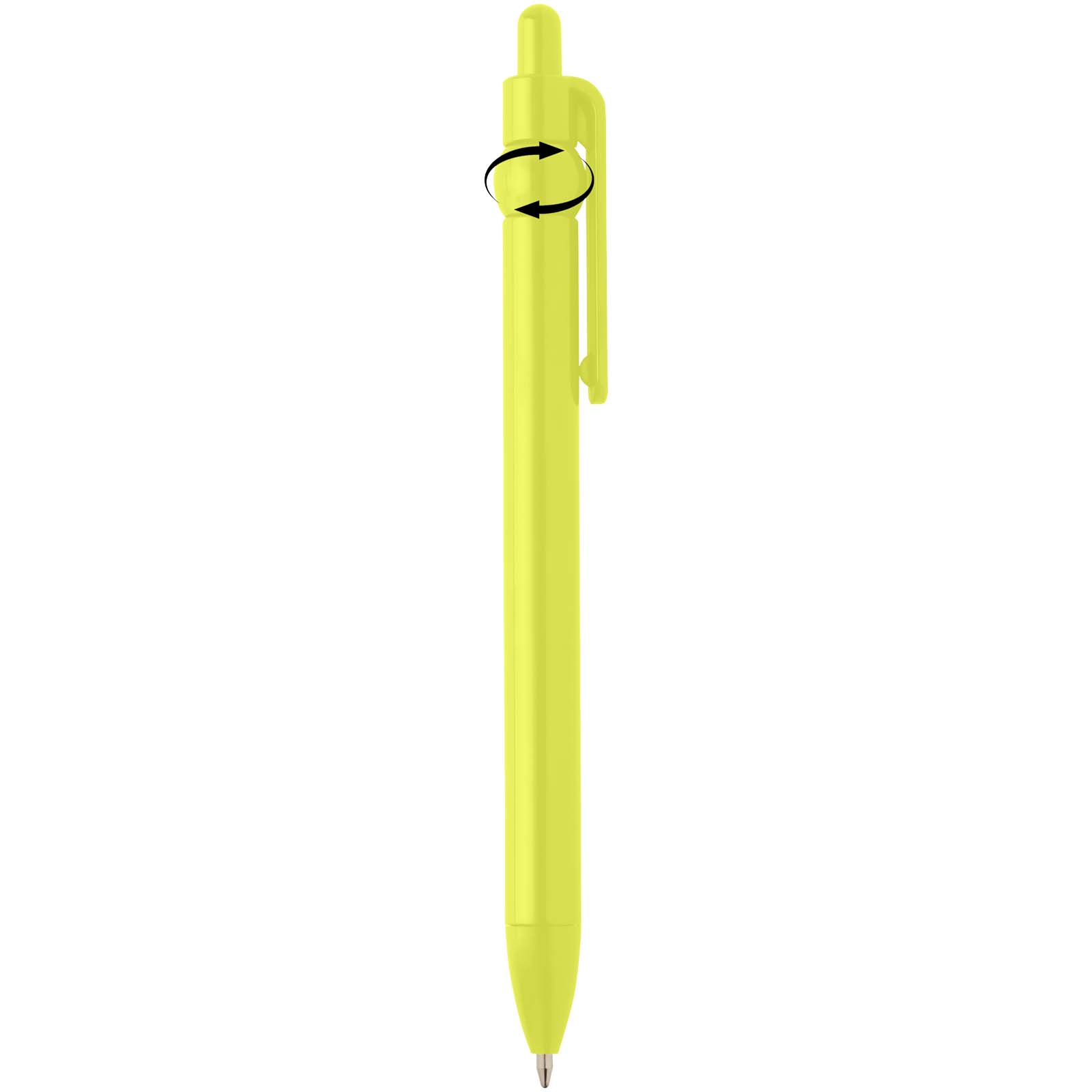 Stylo bille Fidget en plastique recyclé (encre noire)