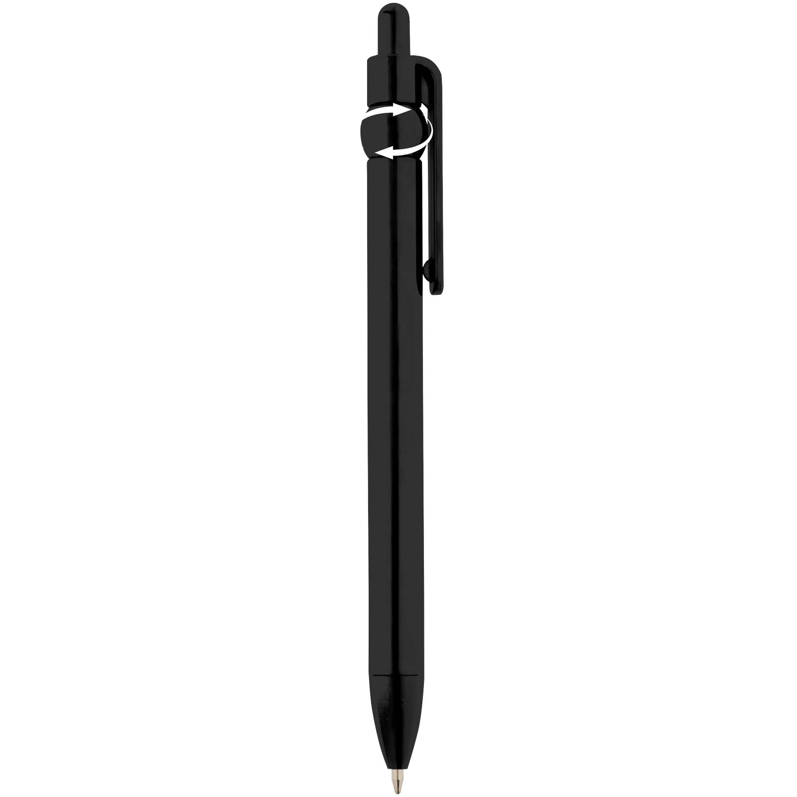 Stylo bille Fidget en plastique recyclé (encre noire)