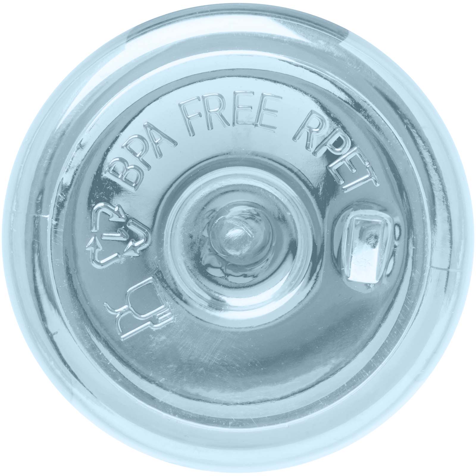 Bouteille d'eau Sky de 650 ml en plastique recyclé