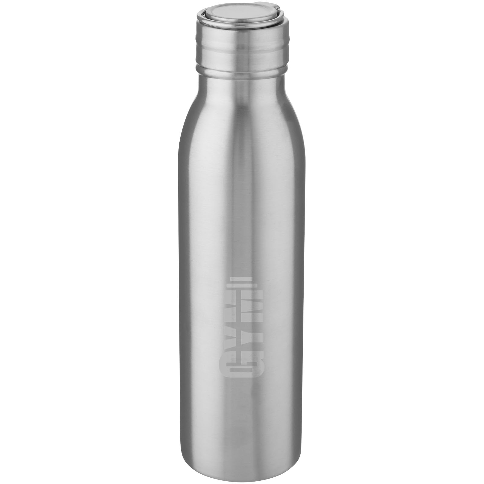 Bouteille de sport Harper 700 ml en acier inoxydable avec boucle métallique