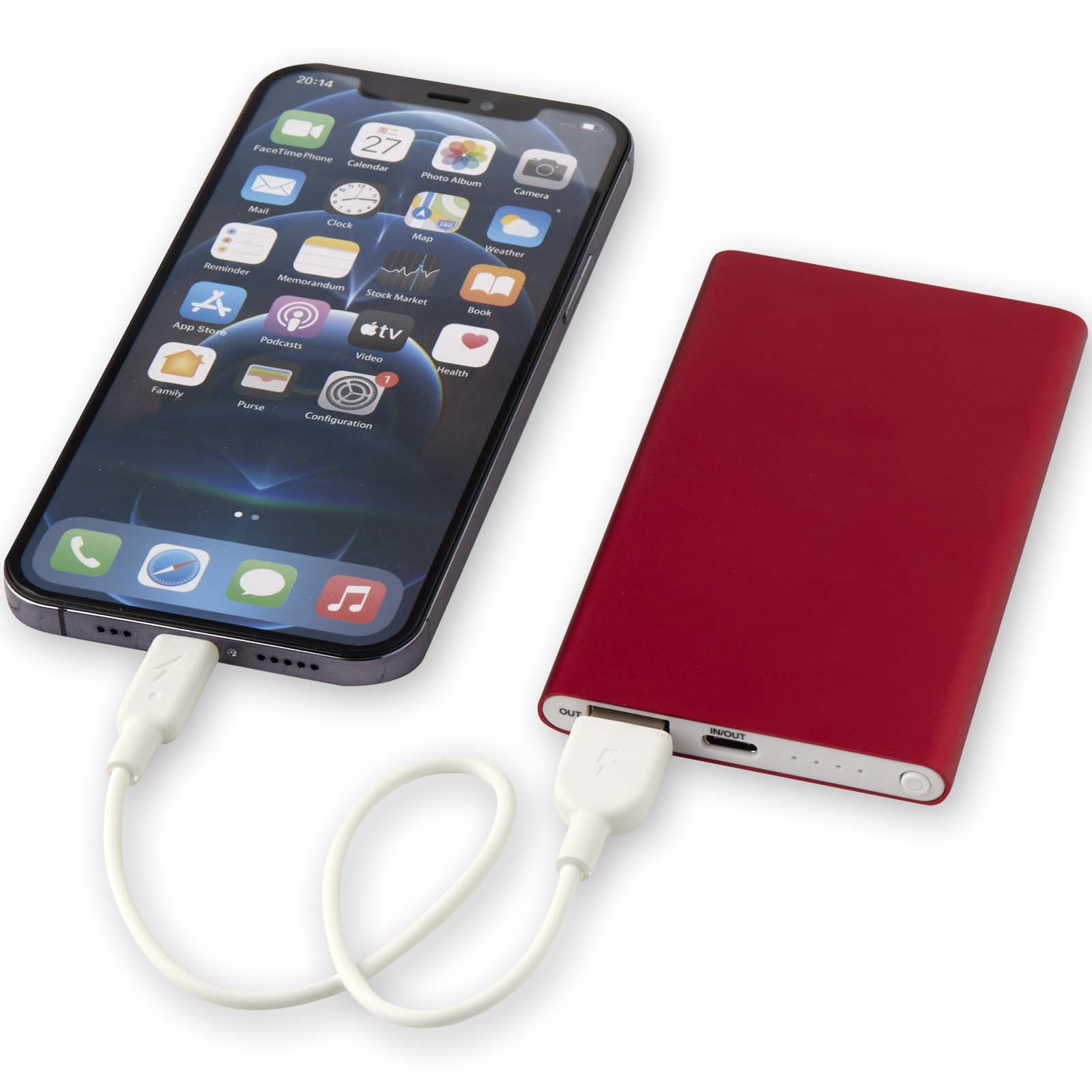 Batterie de secours en aluminium Pep de type-C de 4 000 mAh