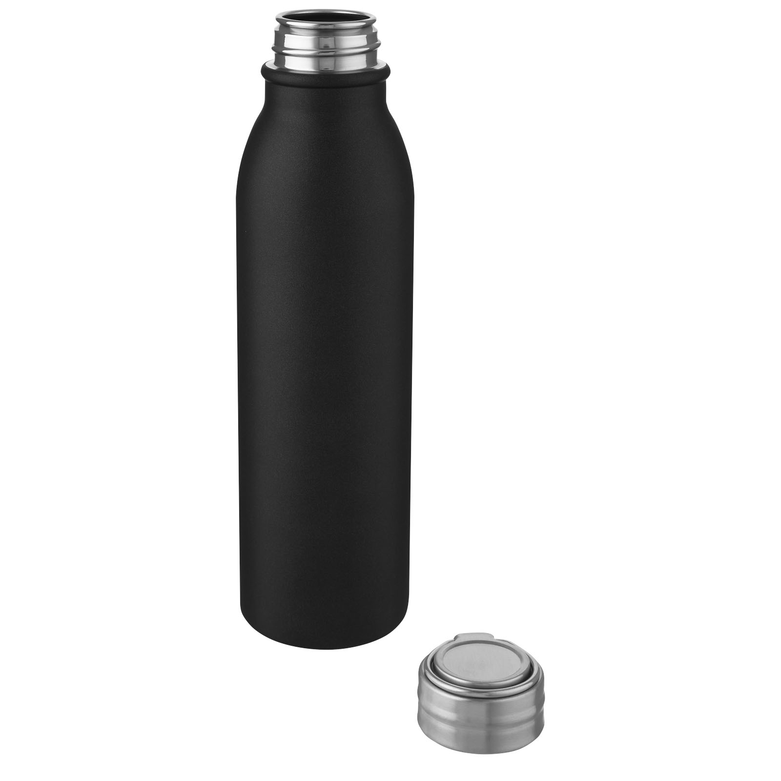 Bouteille de sport Harper 700 ml en acier inoxydable avec boucle métallique