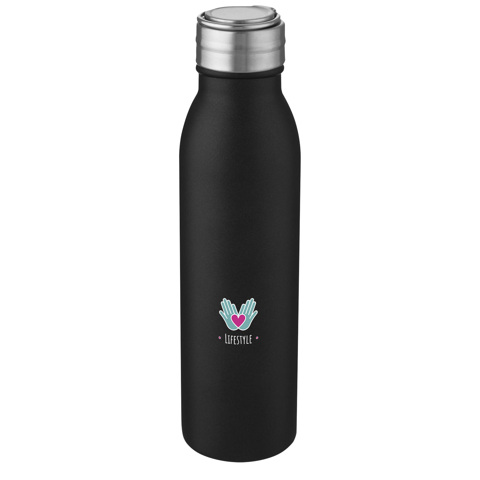 Bouteille d'eau Harper de 720 ml en acier inoxydable certifié RCS avec boucle métallique