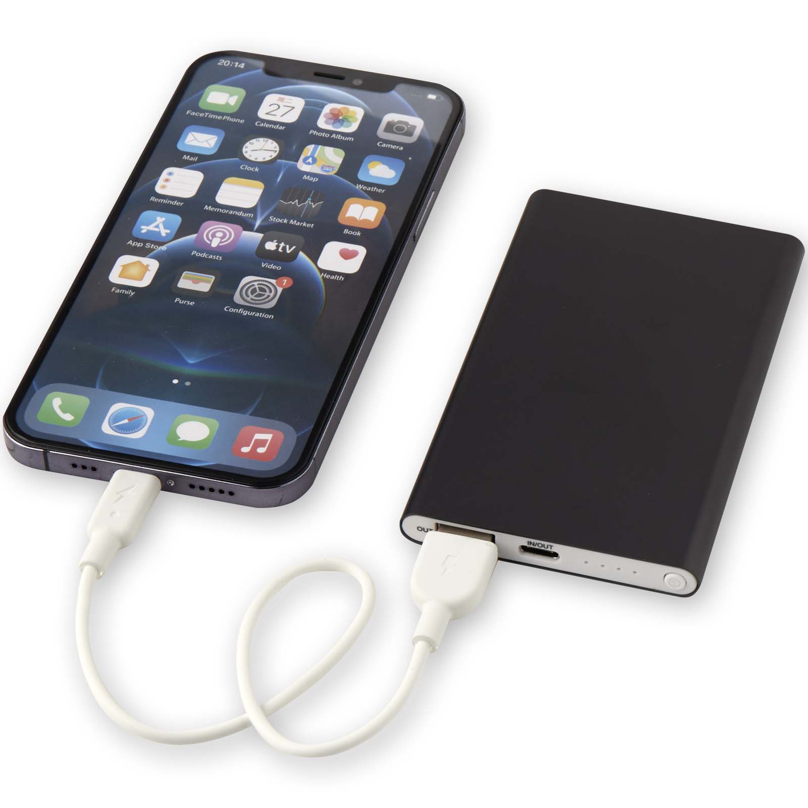 Batterie de secours en aluminium Pep de type-C de 4 000 mAh