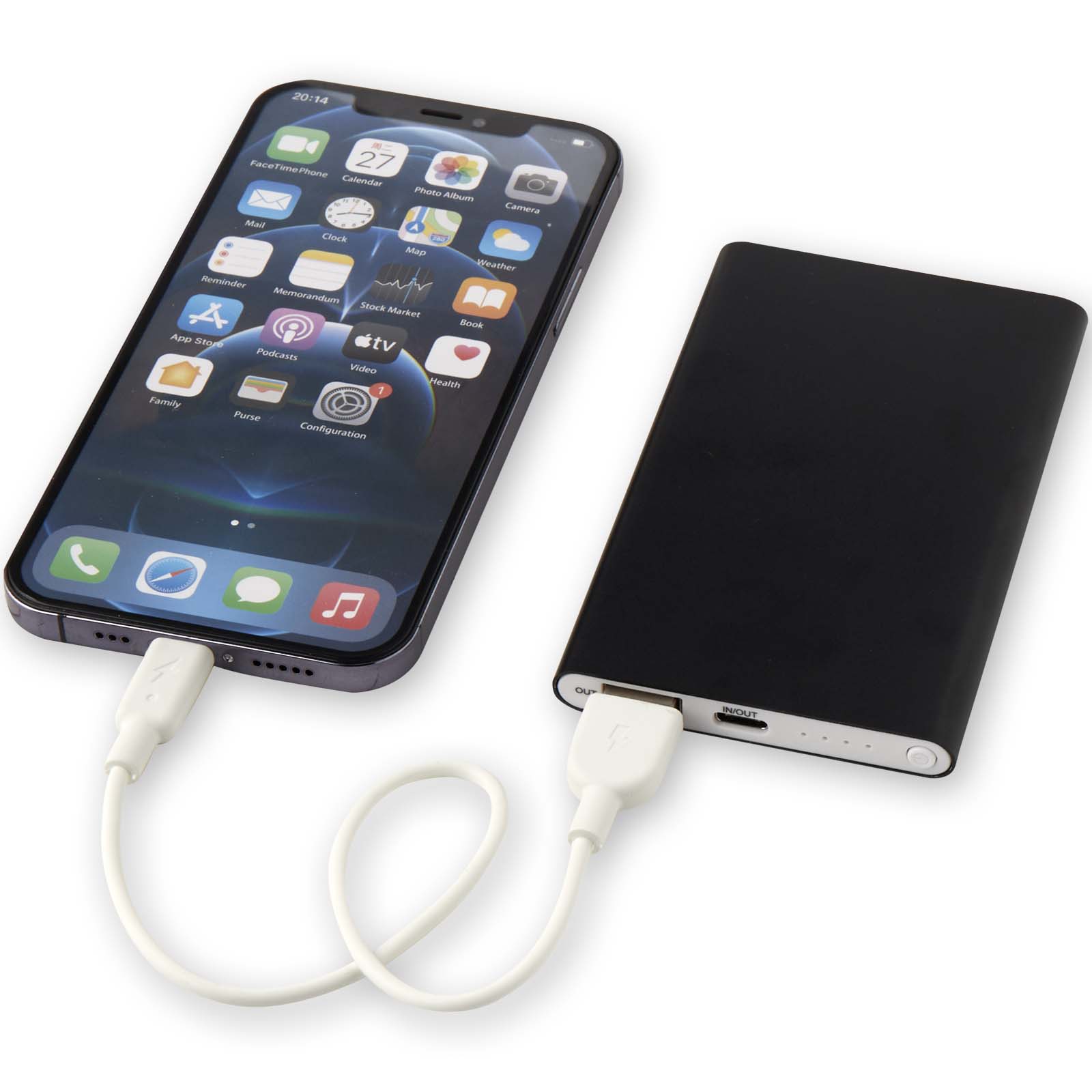 Batterie de secours en aluminium Pep de type-C de 4 000 mAh