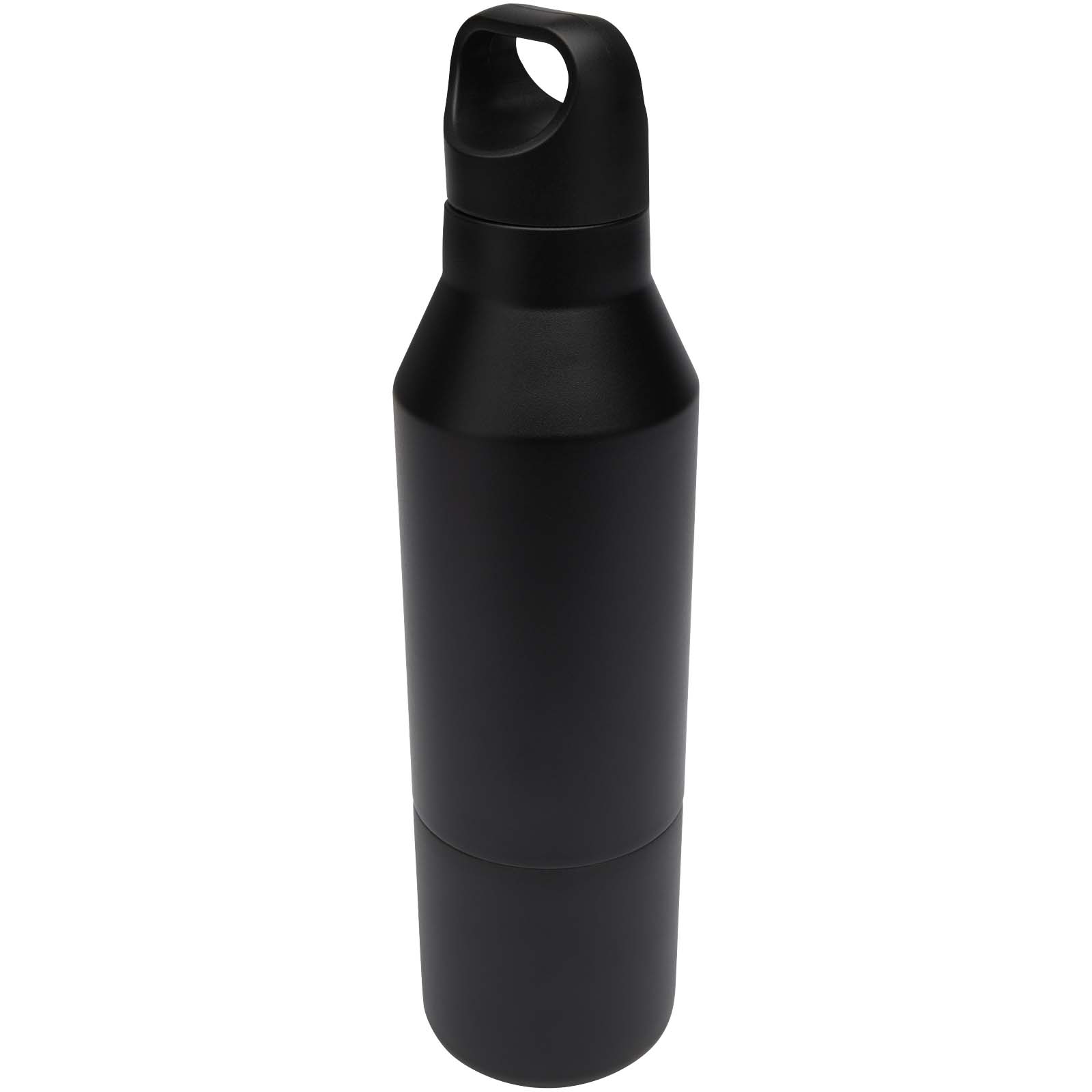 Bouteille isotherme Odessy de 600 ml en acier inoxydable recyclé RCS avec gobelet de 300 ml