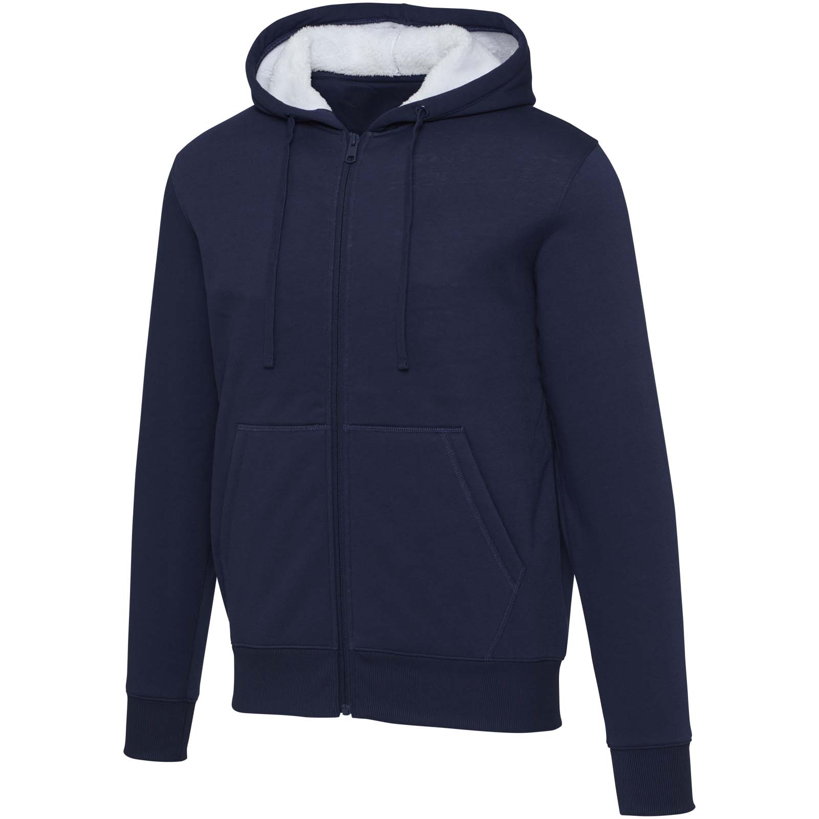 Elevate Sweat à capuche sherpa de 320 g/m² Natron intégralement zippé