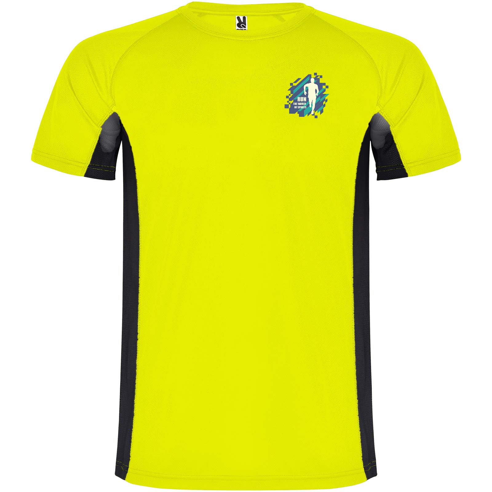 Roly T-shirt de sport de 140 g/m² Shanghai à manches courtes pour homme