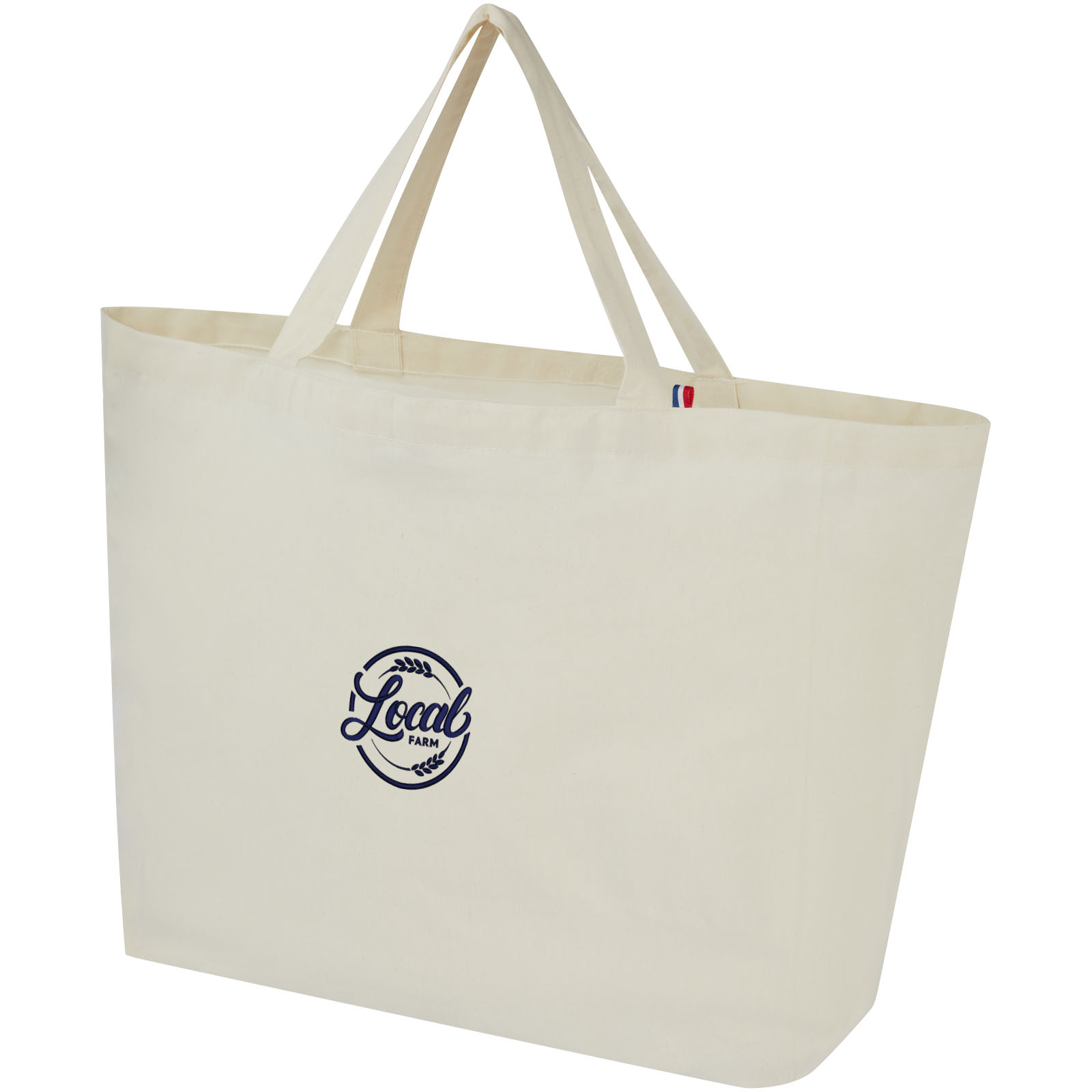 Sac shopping Cannes en tissu recyclé de 200 g/m2 10L