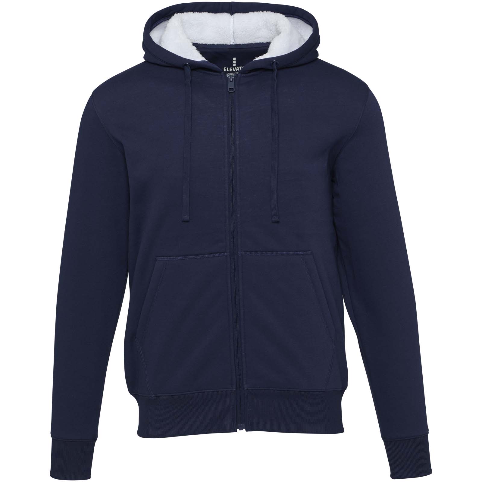 Elevate Sweat à capuche sherpa de 320 g/m² Natron intégralement zippé