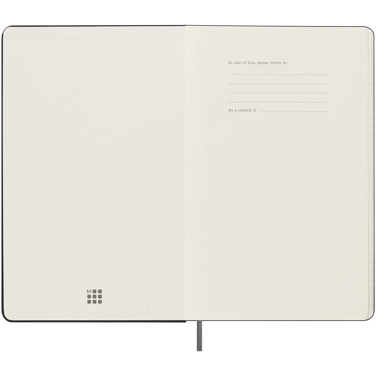 Agenda L hebdomadaire non daté Moleskine à couverture rigide