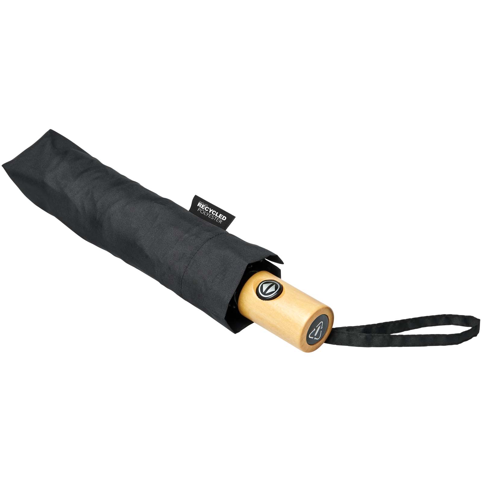 Parapluie en RPET pliable 21" à ouverture/fermeture automatique Bo