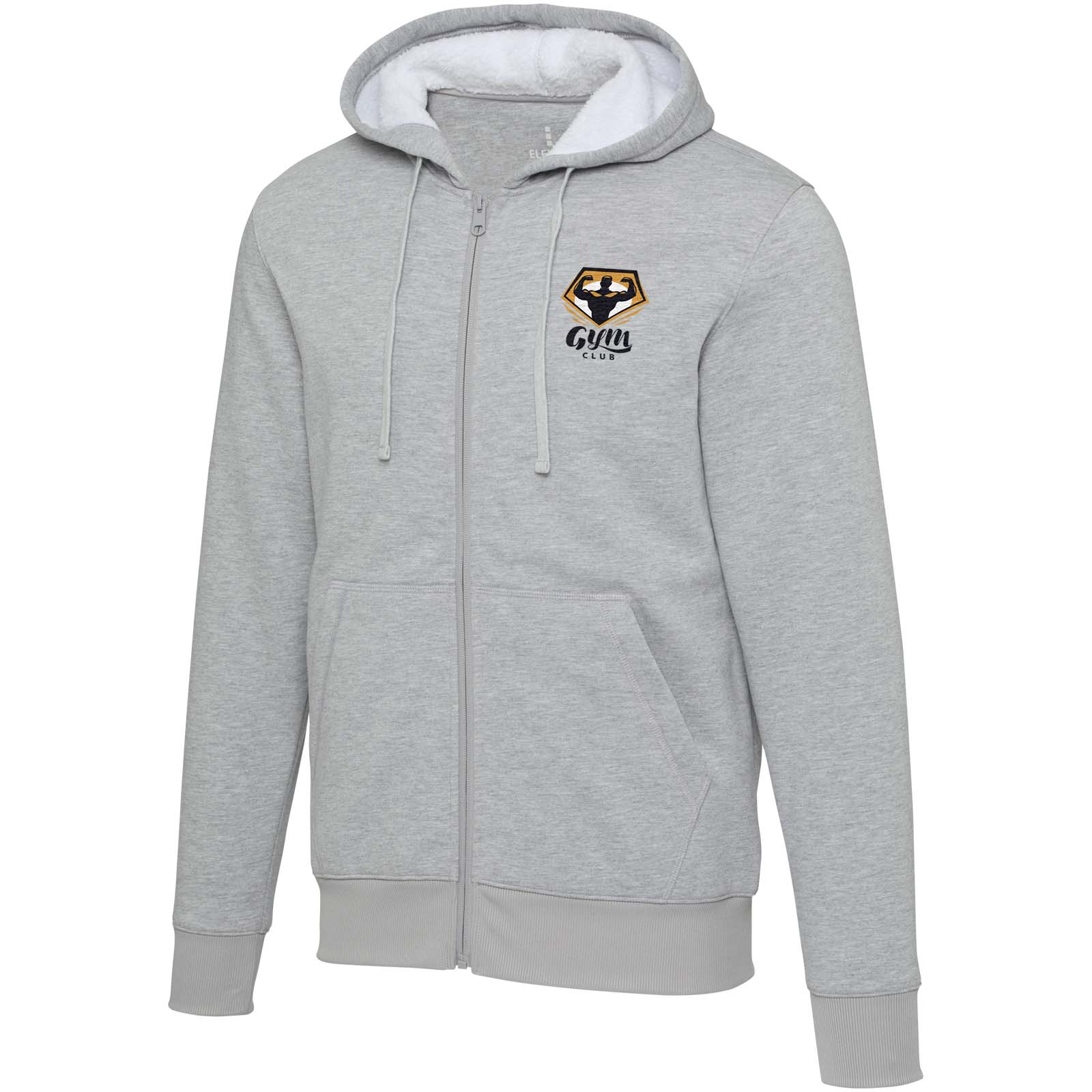 Elevate Sweat à capuche sherpa de 320 g/m² Natron intégralement zippé