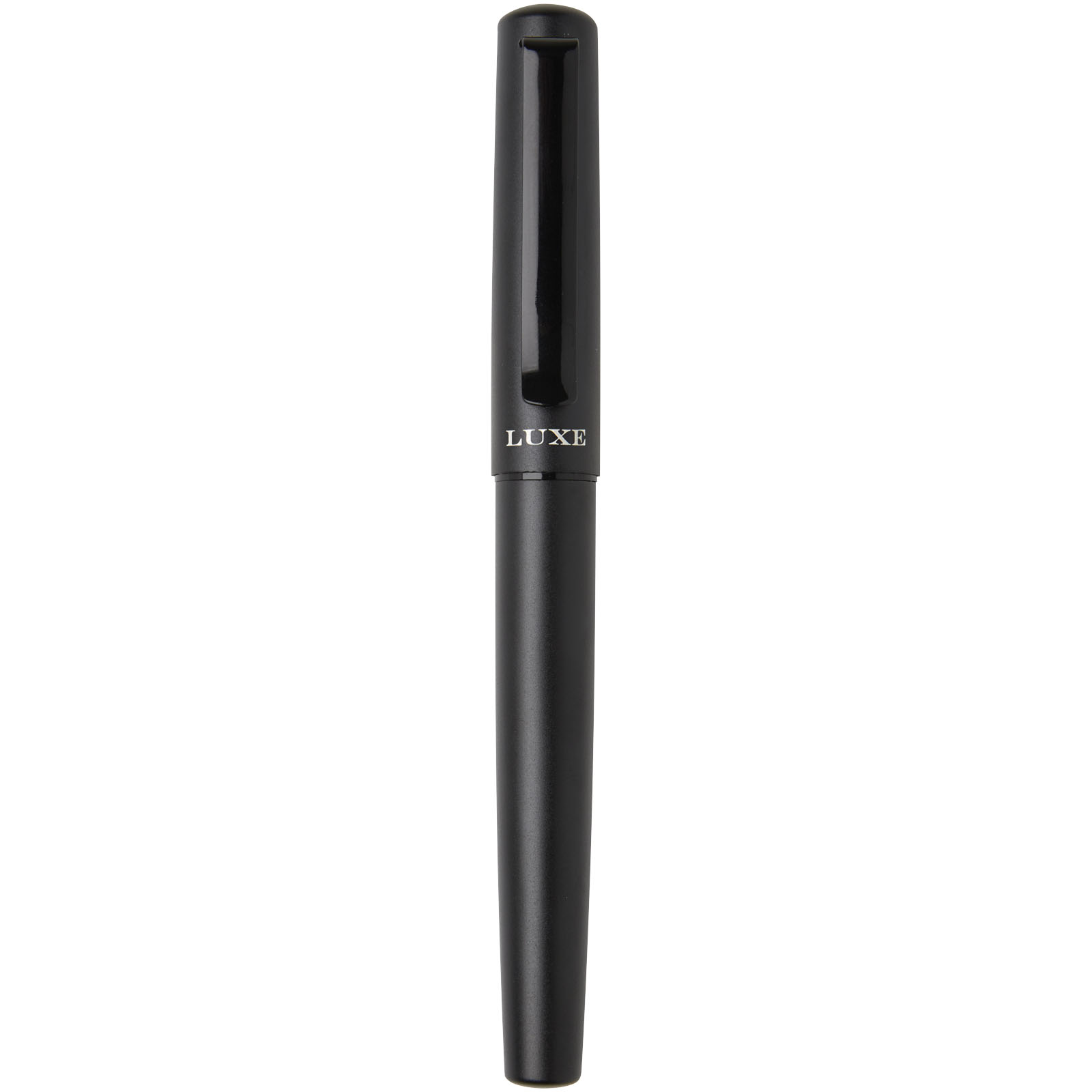 Luxe Stylo plume Lucetta en aluminium recyclé (encre noire)