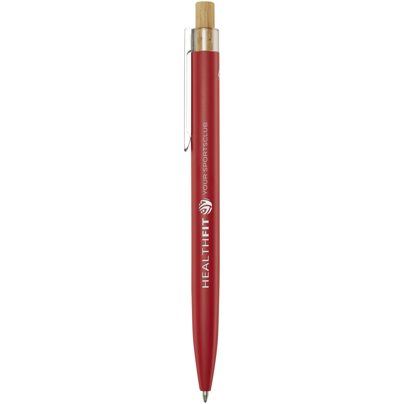 Stylo bille en aluminium recyclé Nooshin (encre noire)