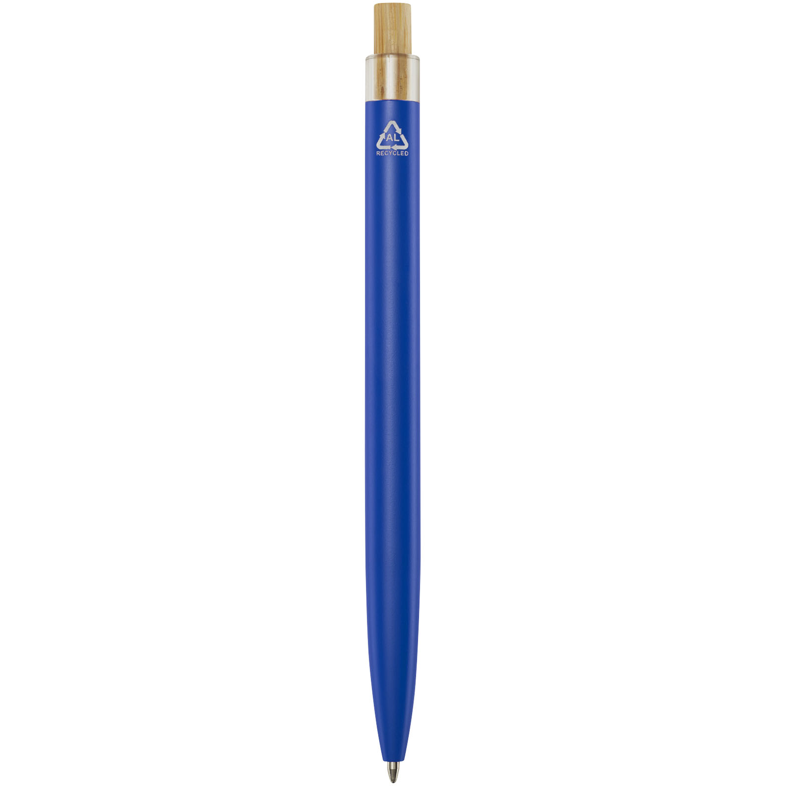 Stylo bille en aluminium recyclé Nooshin (encre noire)