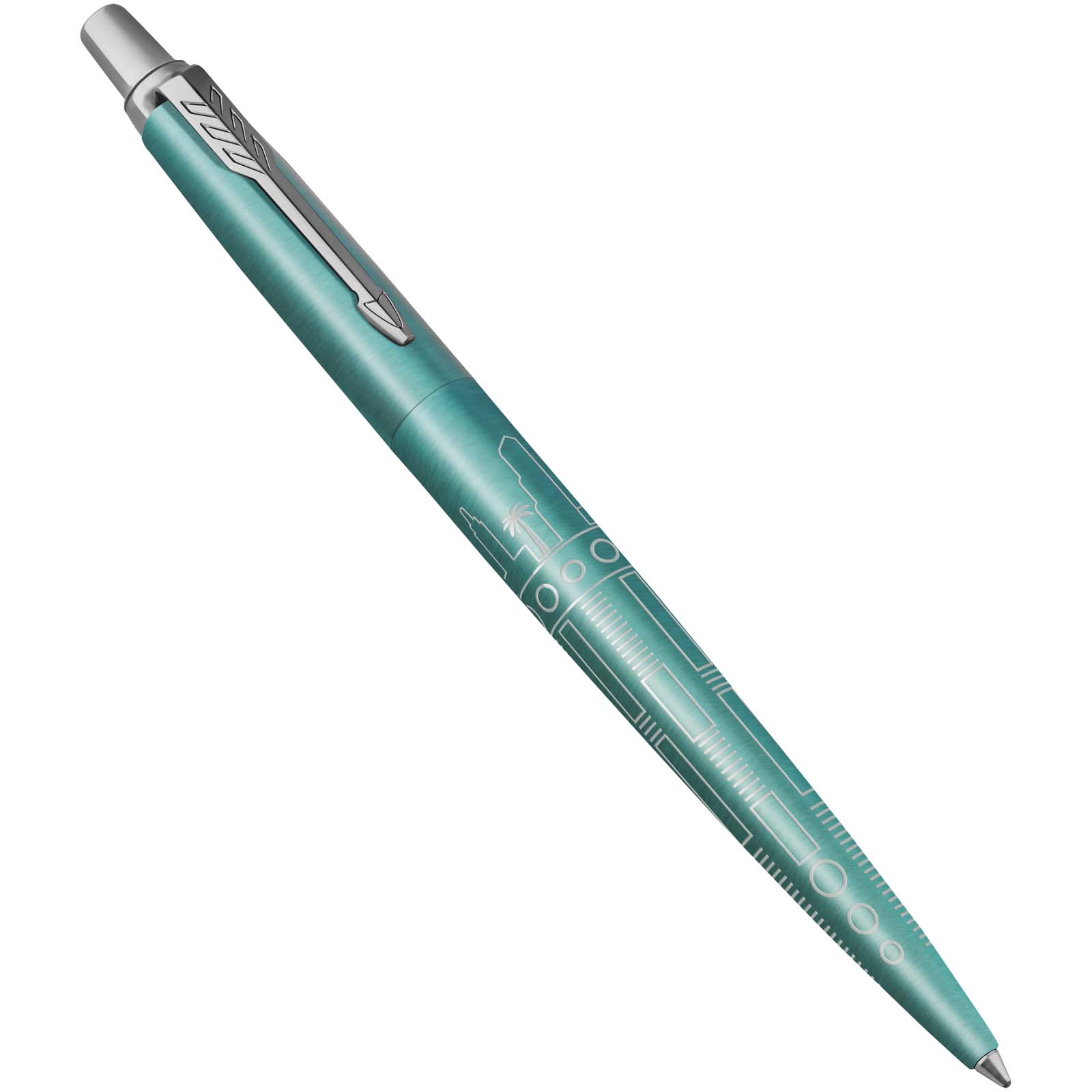 Stylo bille Parker Jotter SE Global Icons (encre bleue)