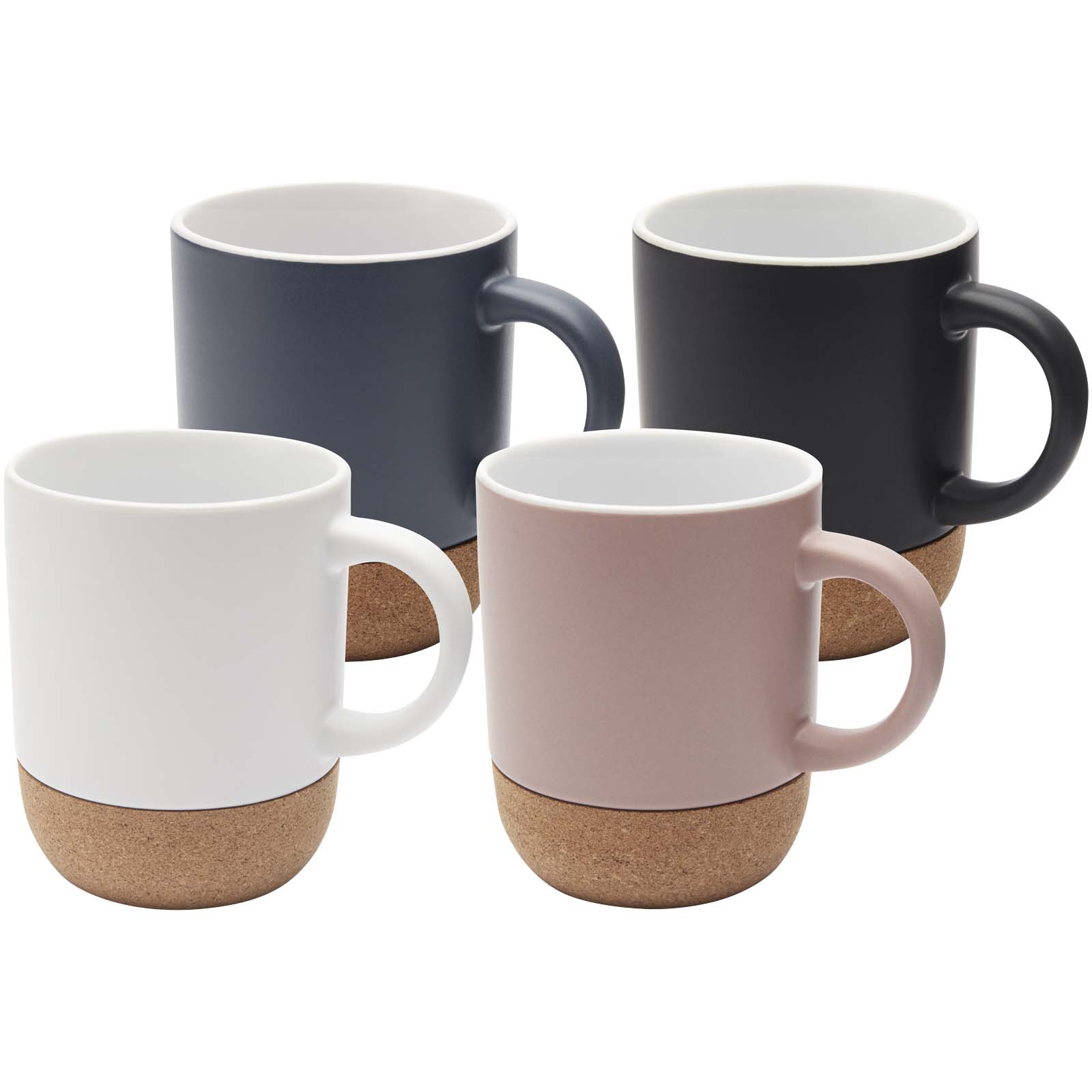 Mug Billie en céramique de 300 ml avec détails en liège et finition matte