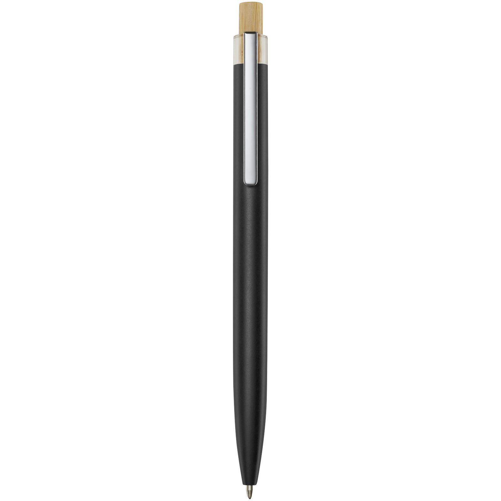 Stylo bille en aluminium recyclé Nooshin (encre noire)