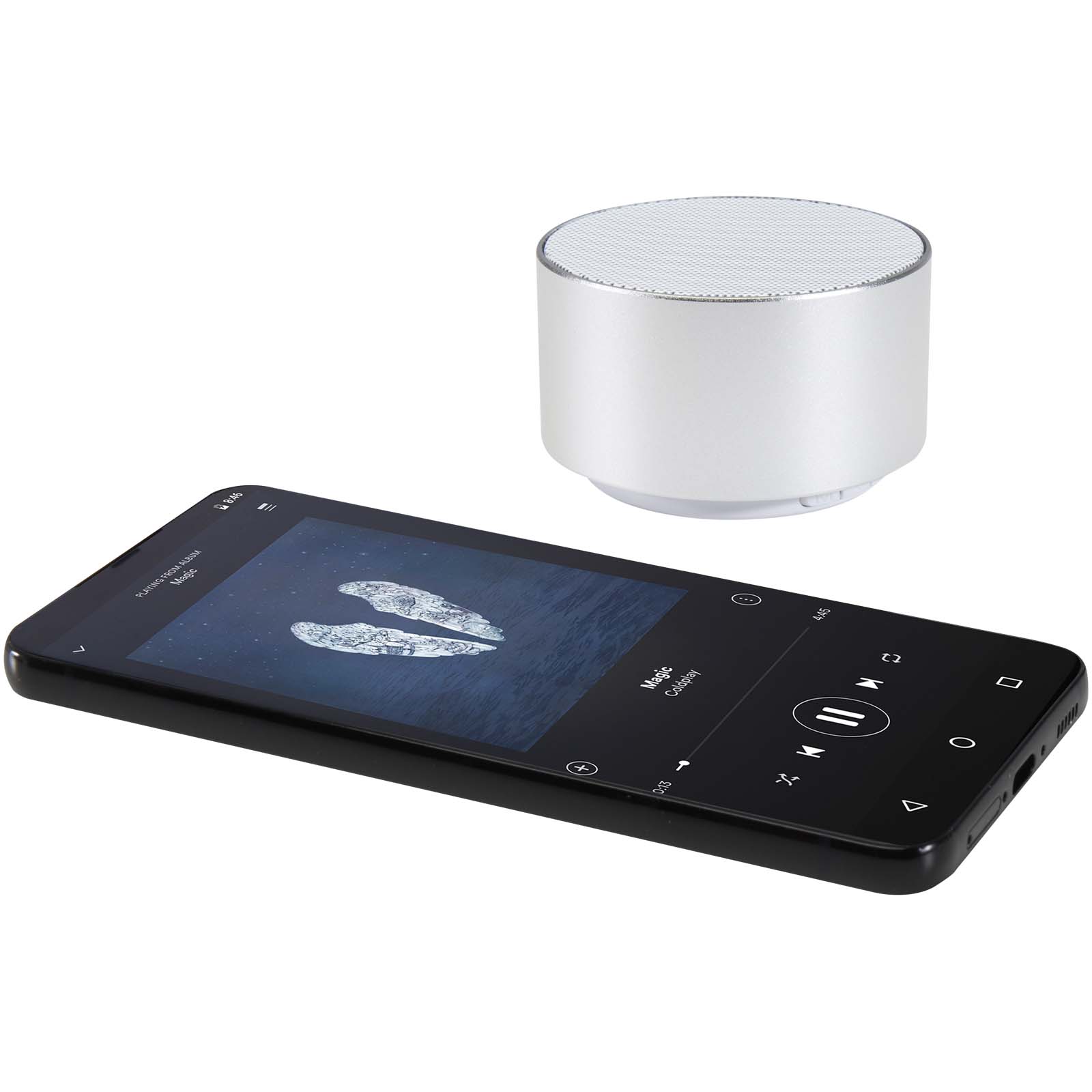 Enceinte sans fil Bluetooth® Ankaa de 3 W en aluminium recyclé