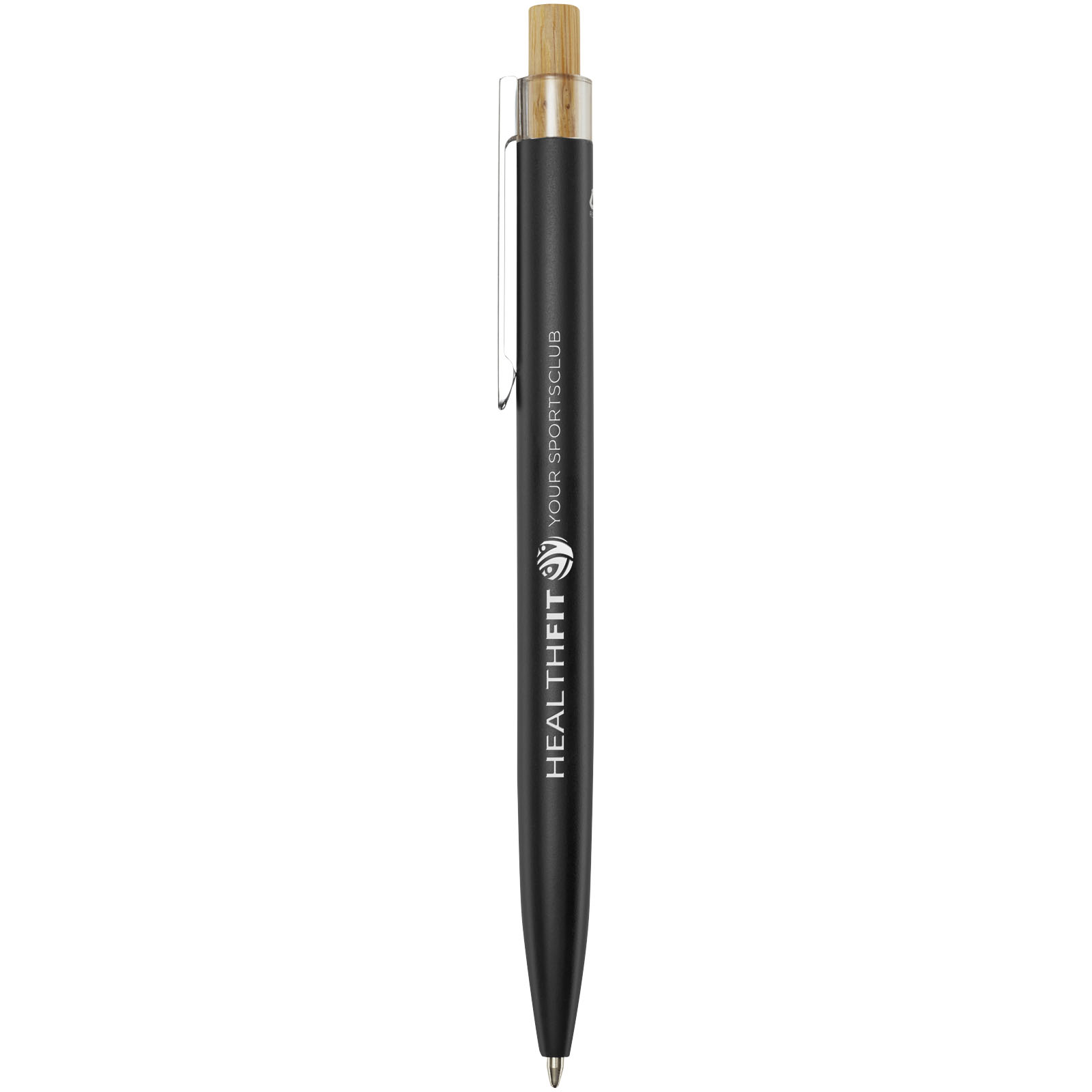 Stylo bille en aluminium recyclé Nooshin (encre noire)