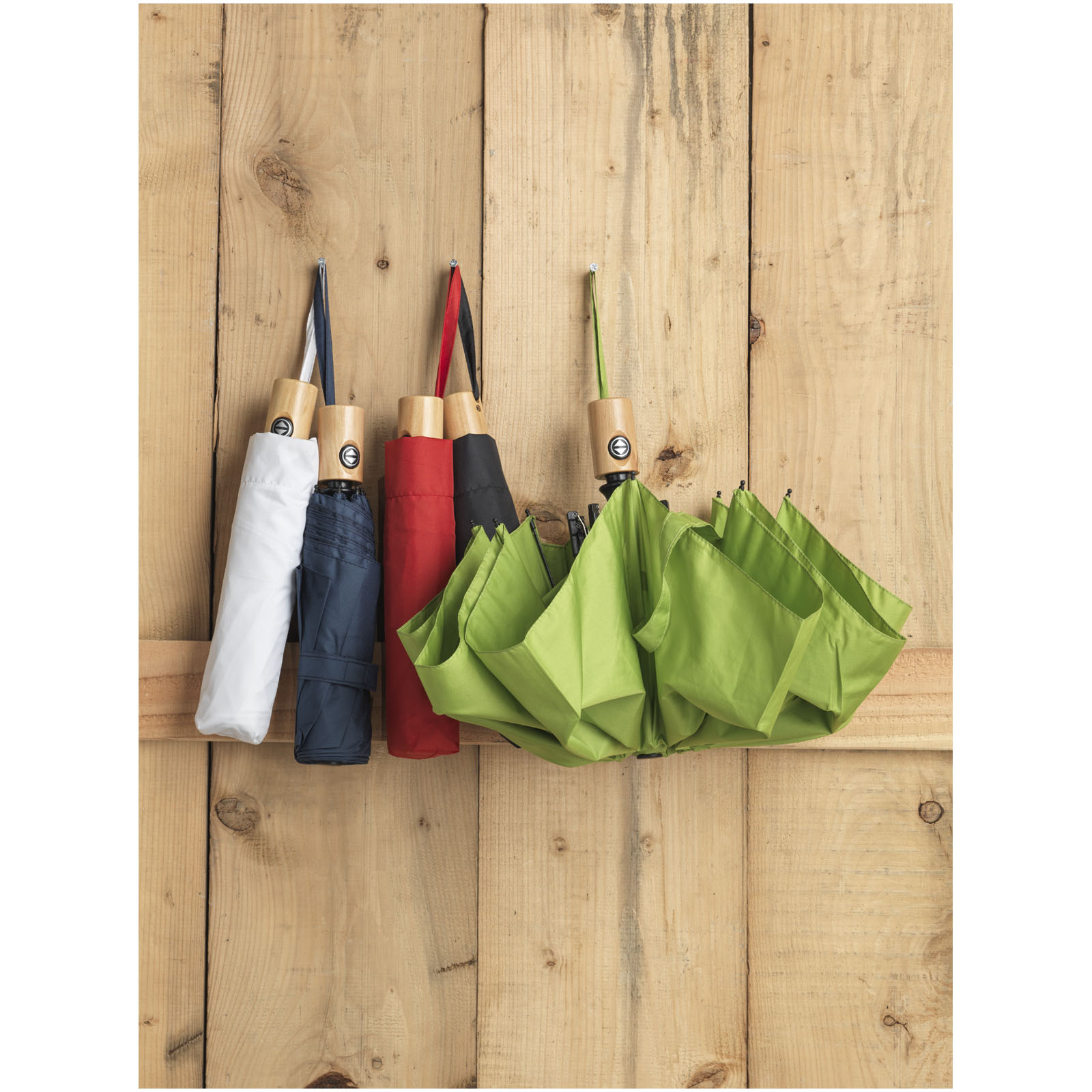 Parapluie en RPET pliable 21" à ouverture/fermeture automatique Bo