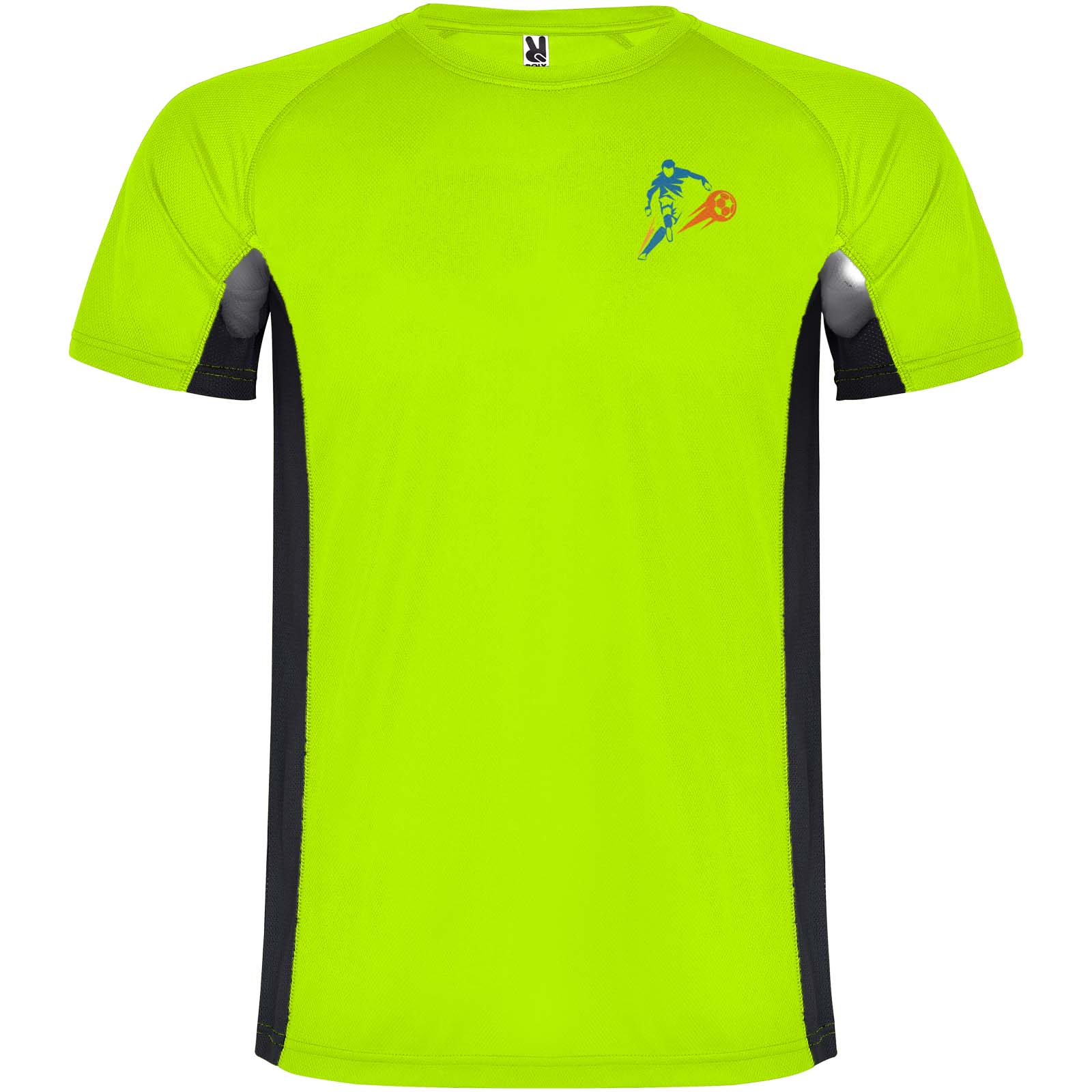Roly T-shirt de sport de 140 g/m² Shanghai à manches courtes pour homme