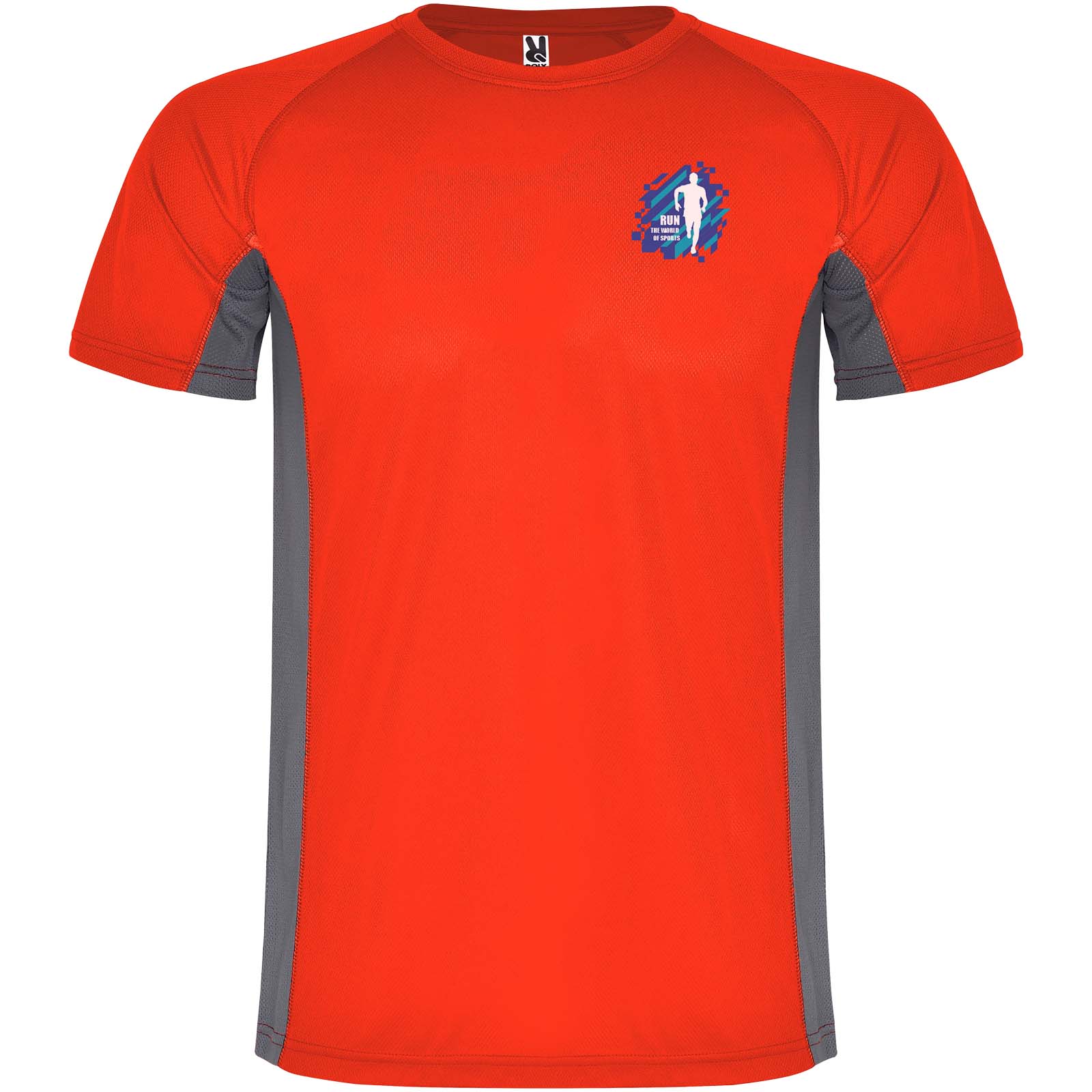 Roly T-shirt de sport de 140 g/m² Shanghai à manches courtes pour homme