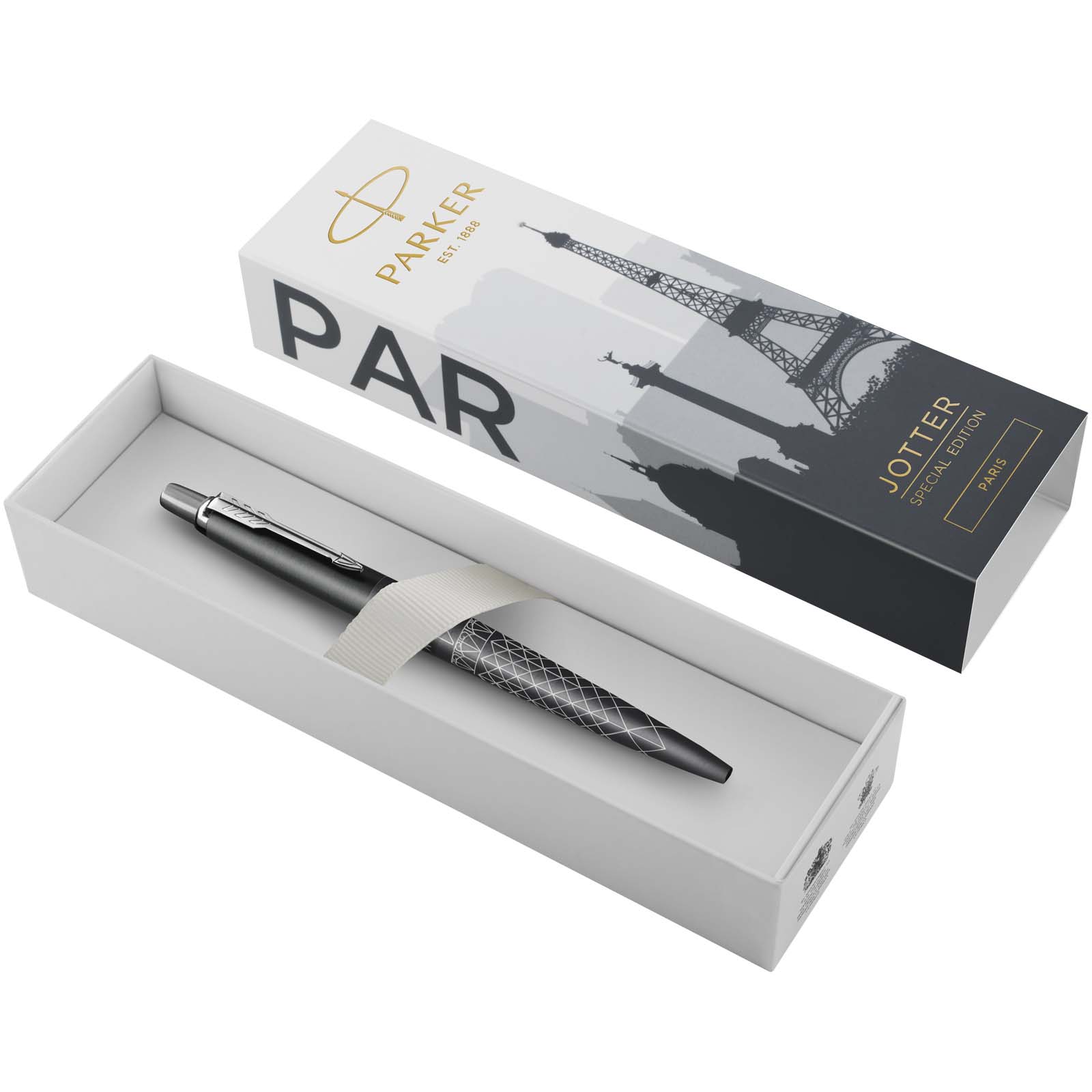 Stylo bille Parker Jotter SE Global Icons (encre bleue)