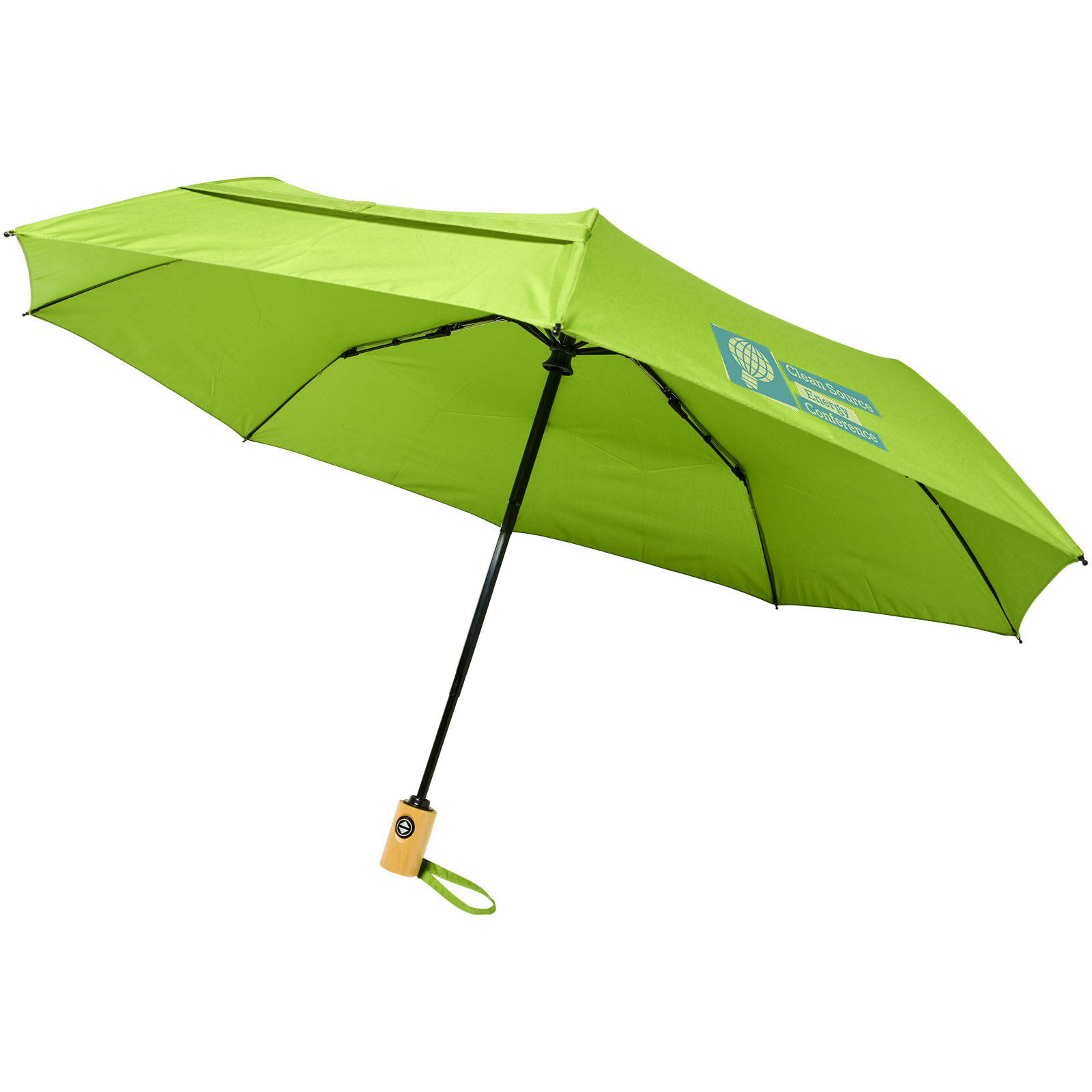 Parapluie en RPET pliable 21" à ouverture/fermeture automatique Bo