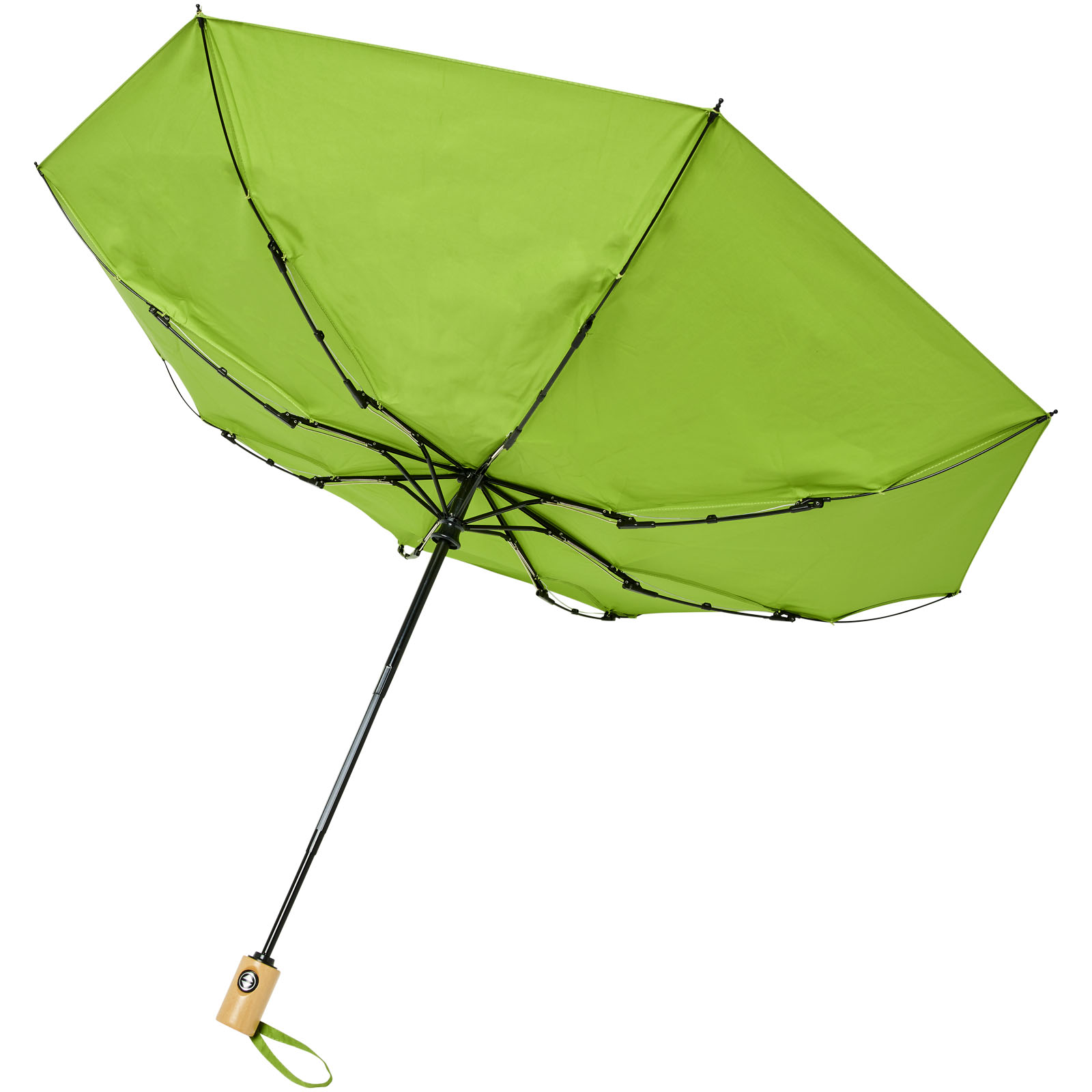 Parapluie en RPET pliable 21" à ouverture/fermeture automatique Bo