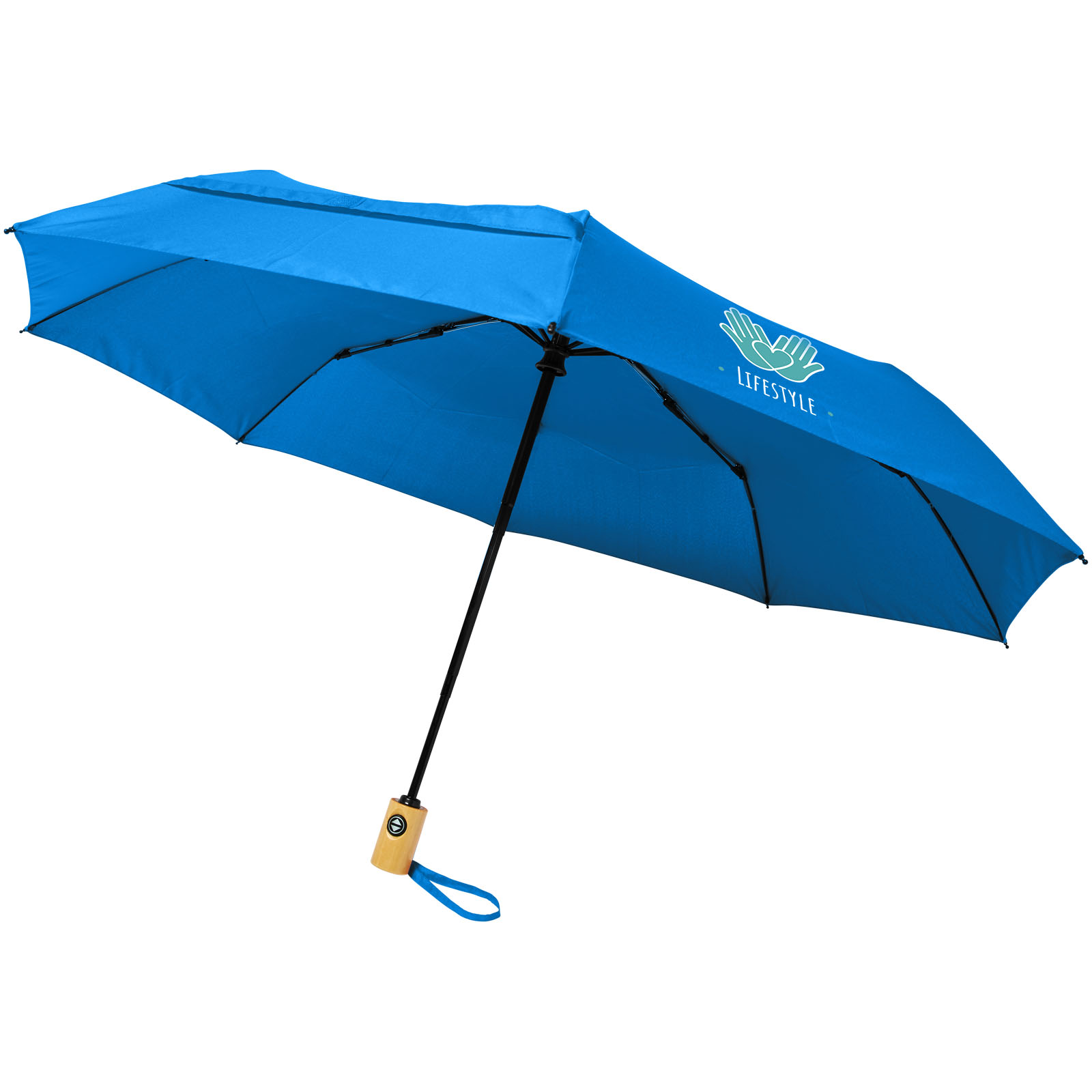 Parapluie en RPET pliable 21" à ouverture/fermeture automatique Bo